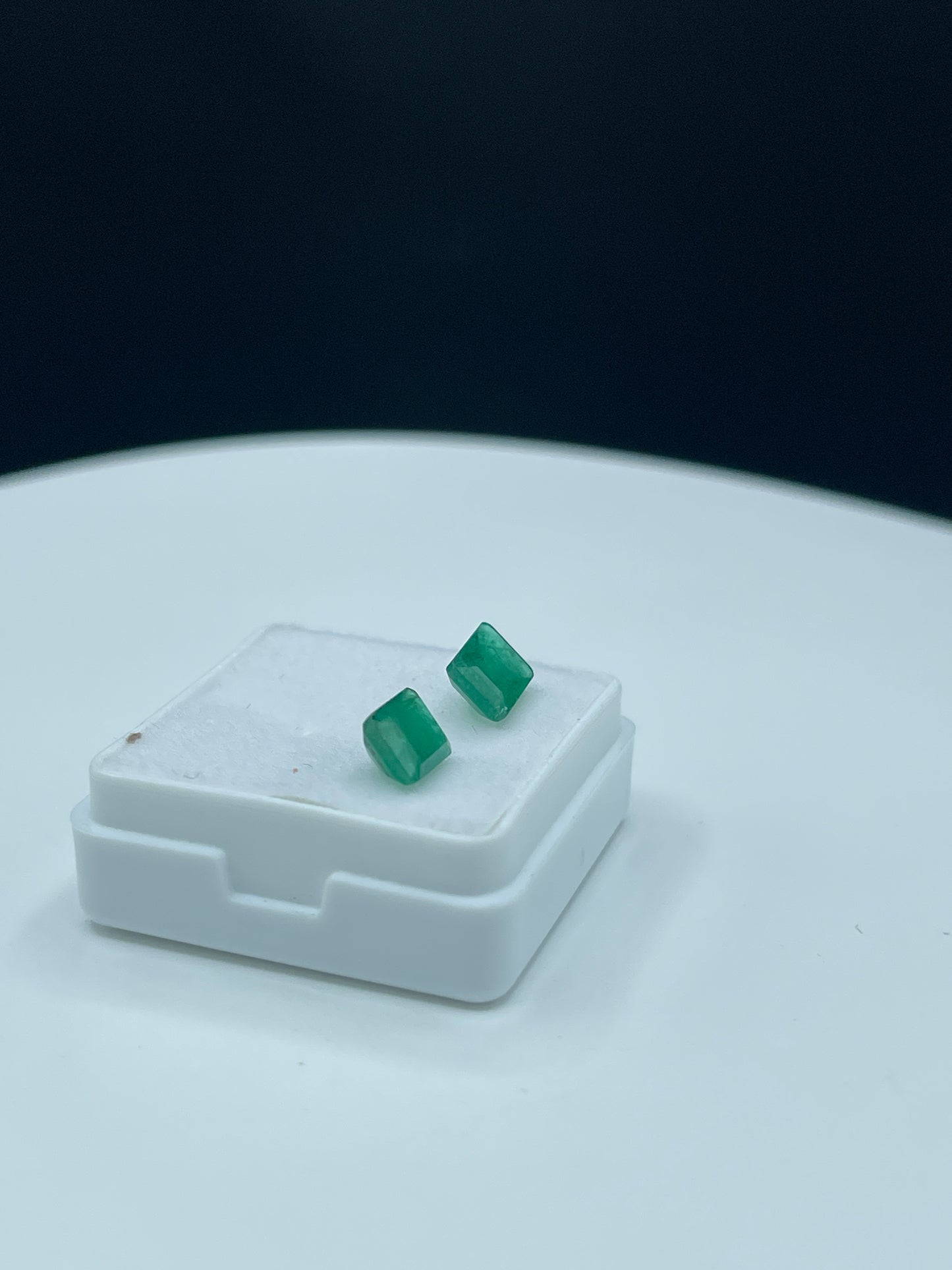 Natural Brazilian Emerald Matching Pair - 1.94 Carats Emerald Cut Loose Gemstones (7x5 MM)