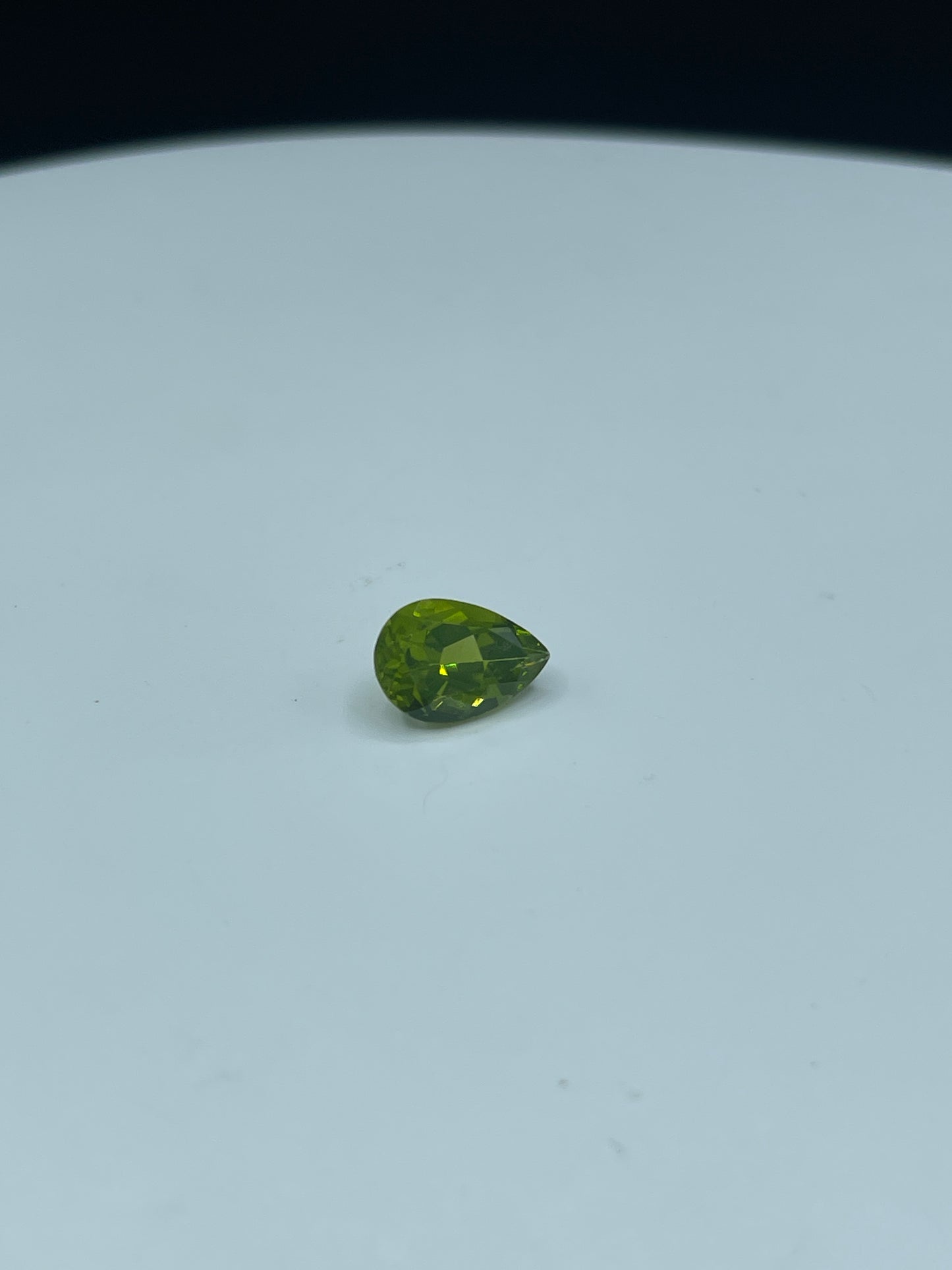 Natural Peridot Loose Gemstone, 11.7 x 7.8 x 5.8 MM Pear Shape