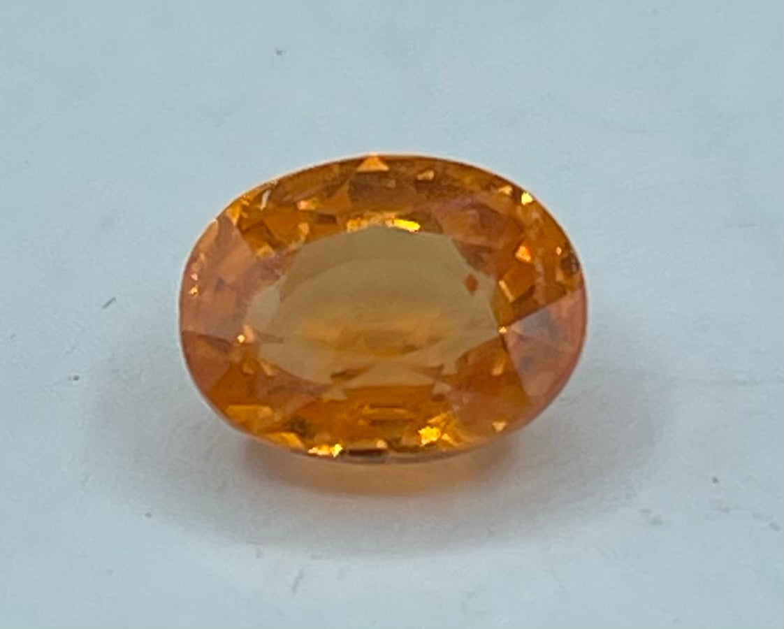 4.05 Carat Natural Spessartite Garnet Oval Cut Loose Gemstone (10x8x5 MM)
