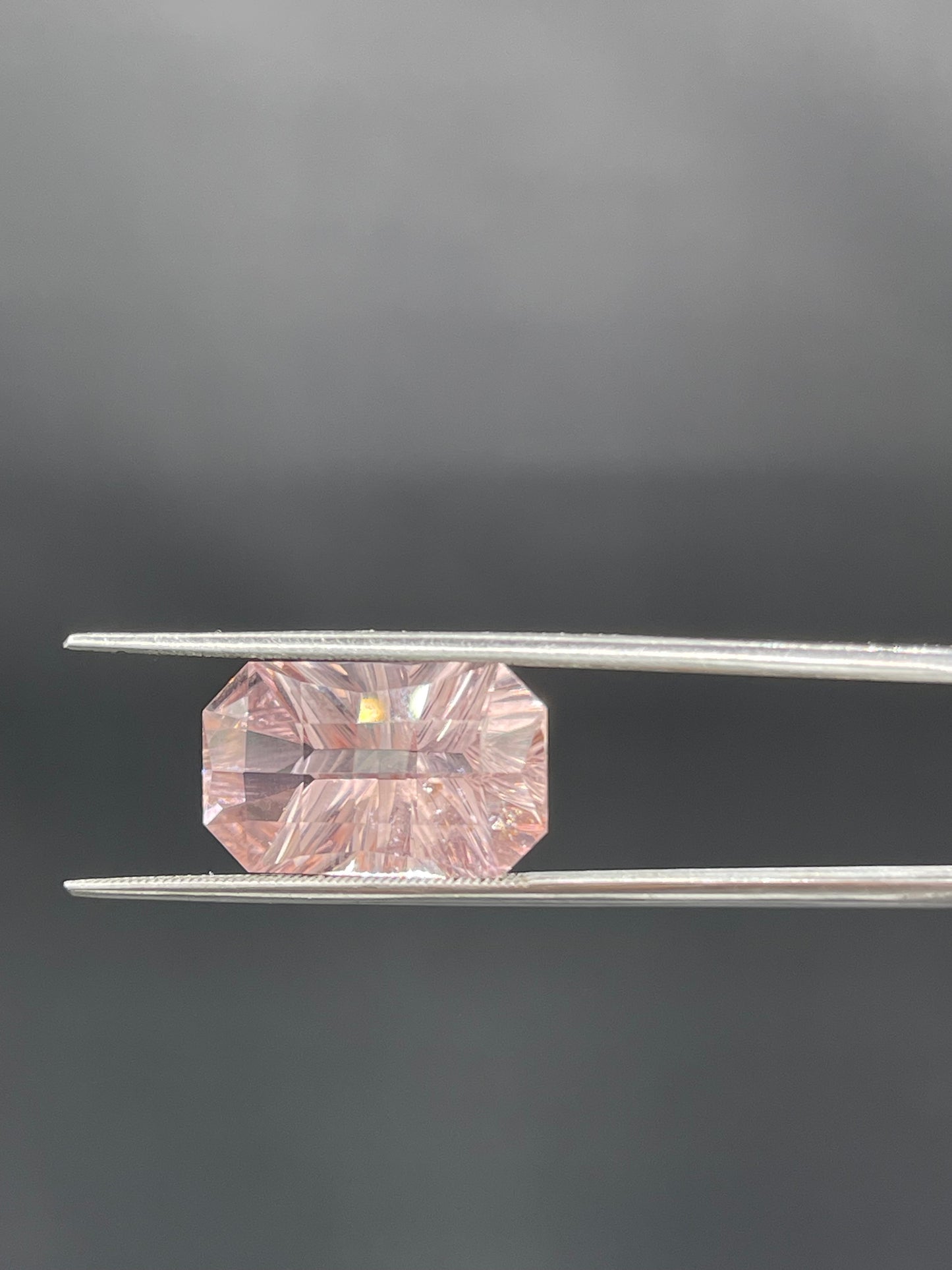 11.15 Carat Natural Pastel Pink Tourmaline Custom Cut Loose Gemstone (18.00 x 10.73 x 8.38 MM)