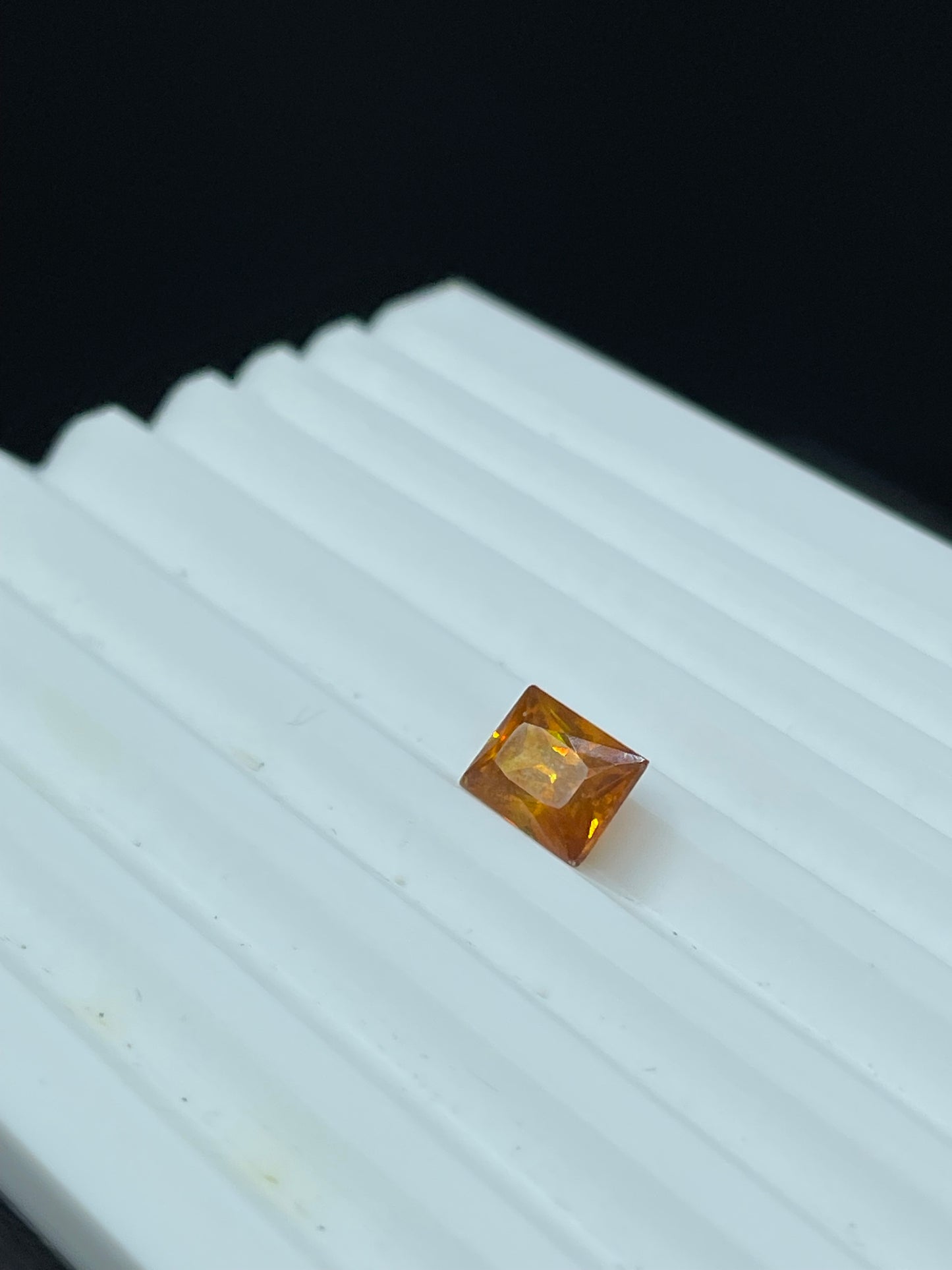 3.31 Carat Natural Spanish Sphalerite Emerald Cut Loose Gemstone ( 9.2 x 6.9 x 5.0 MM)