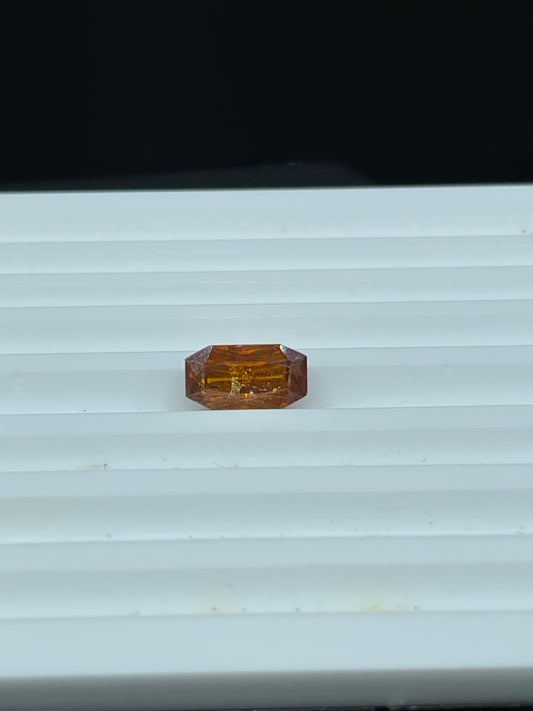 4.55 Carat Natural Spanish Sphalerite Emerald Cut Loose Gemstone (12.4 x 6.5 x 4.7 MM)