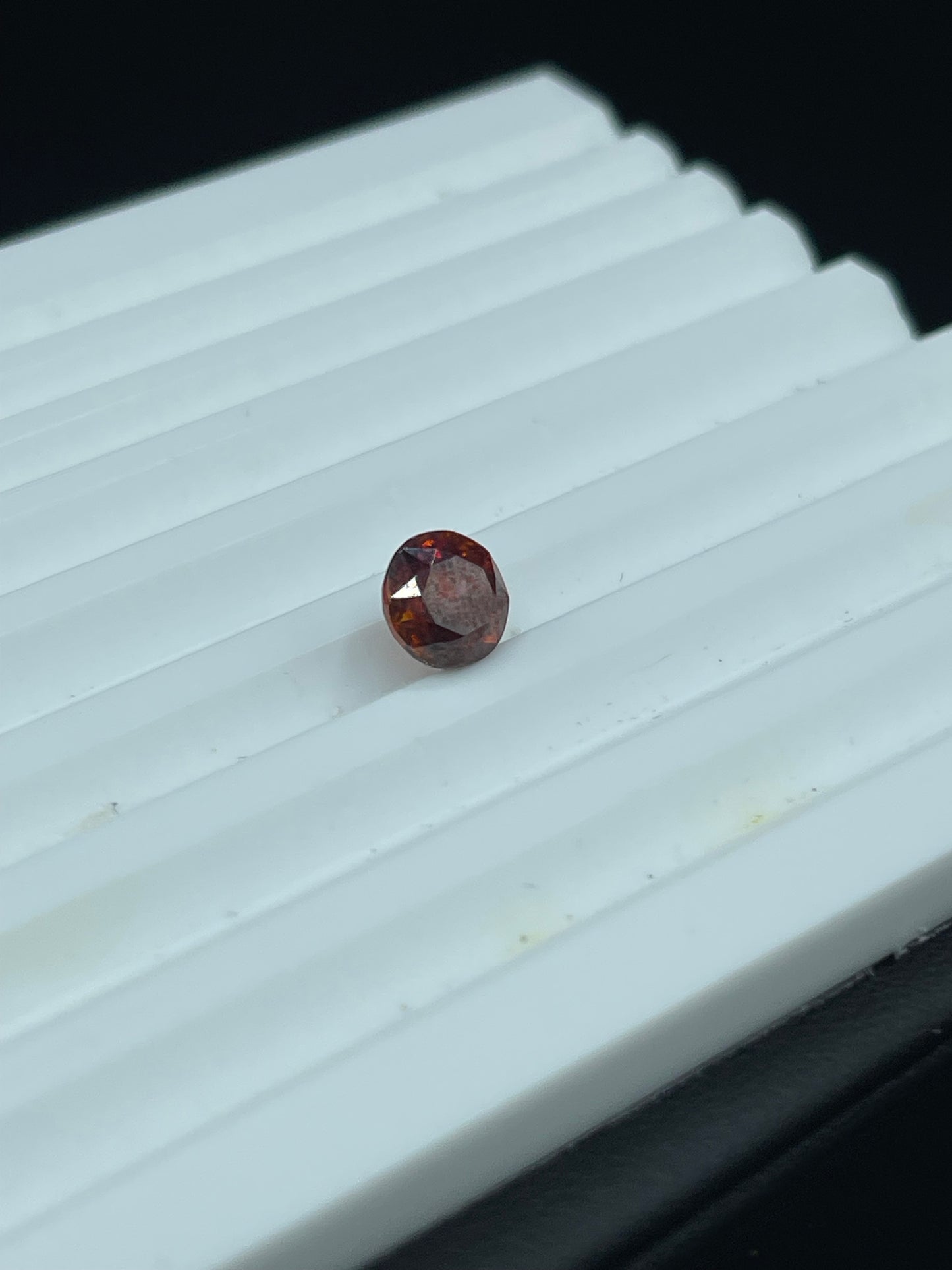 2.16 Carat Natural Spanish Sphalerite Round Cut Loose Gemstone ( 6.9 x 6.9 x 5.6 MM)