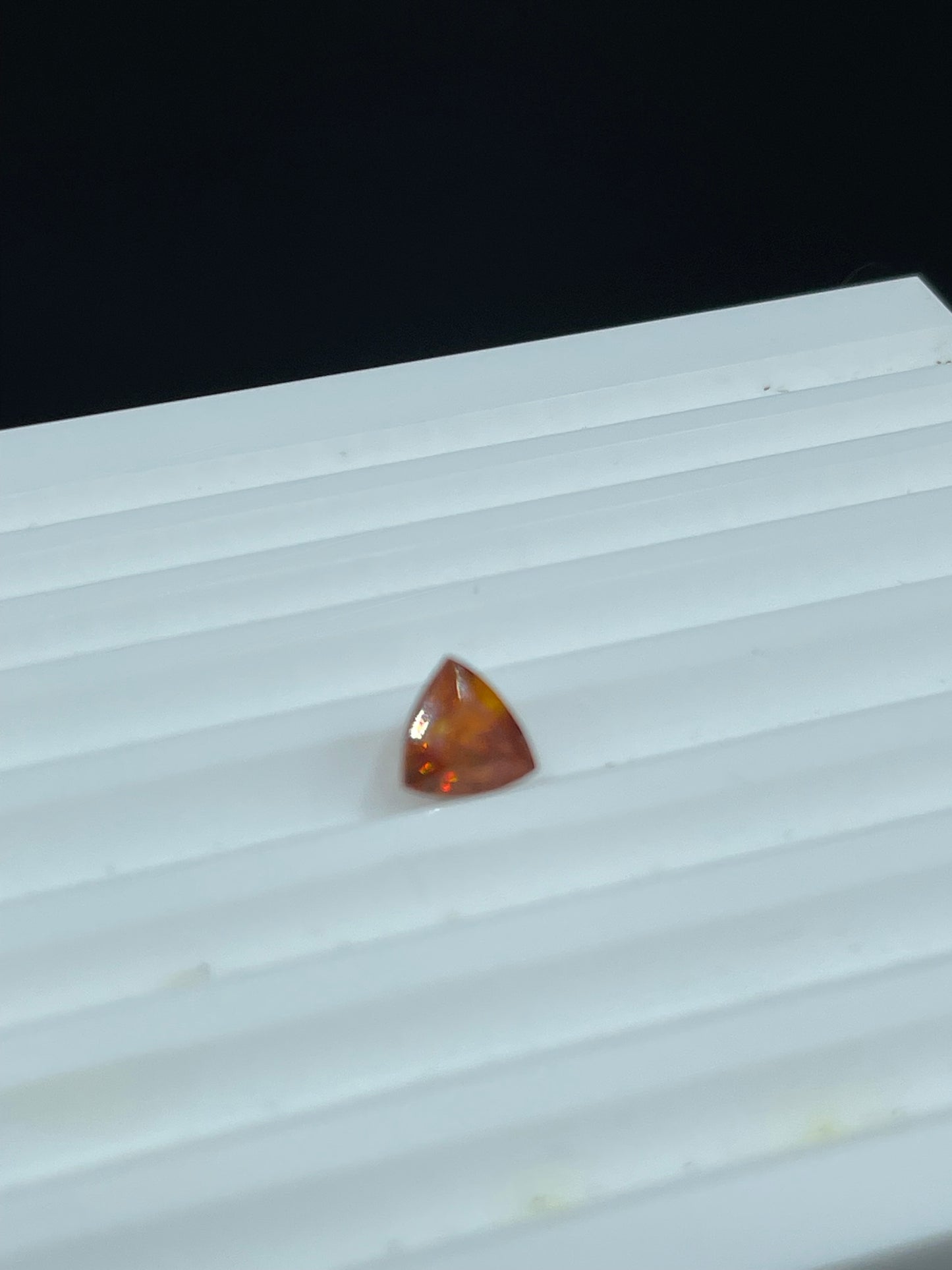 2.16 Carat Natural Spanish Sphalerite Trillion Cut Loose Gemstone (7.2 x 7.2 x 5.5 MM)