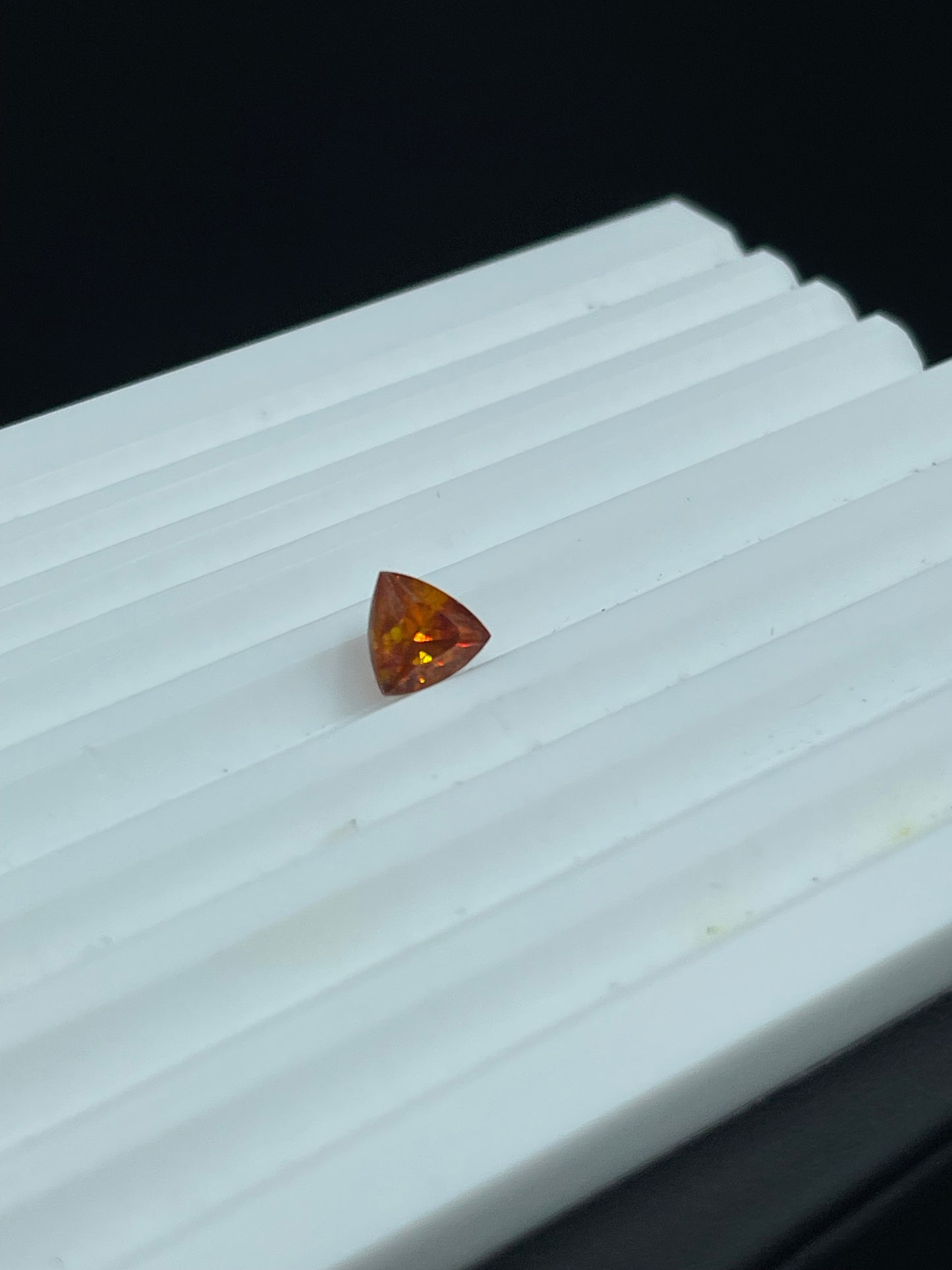 2.16 Carat Natural Spanish Sphalerite Trillion Cut Loose Gemstone (7.2 x 7.2 x 5.5 MM)