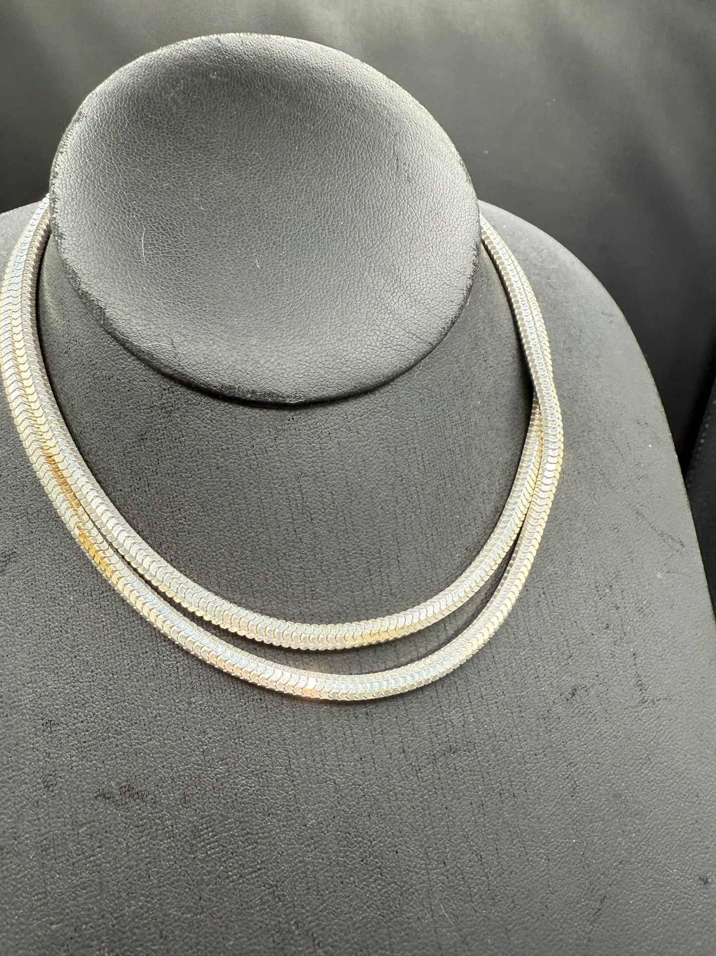 Solid Sterling Silver 28” Snake Chain Necklace – 43g | Unisex 925 Silver 4mm Wide
