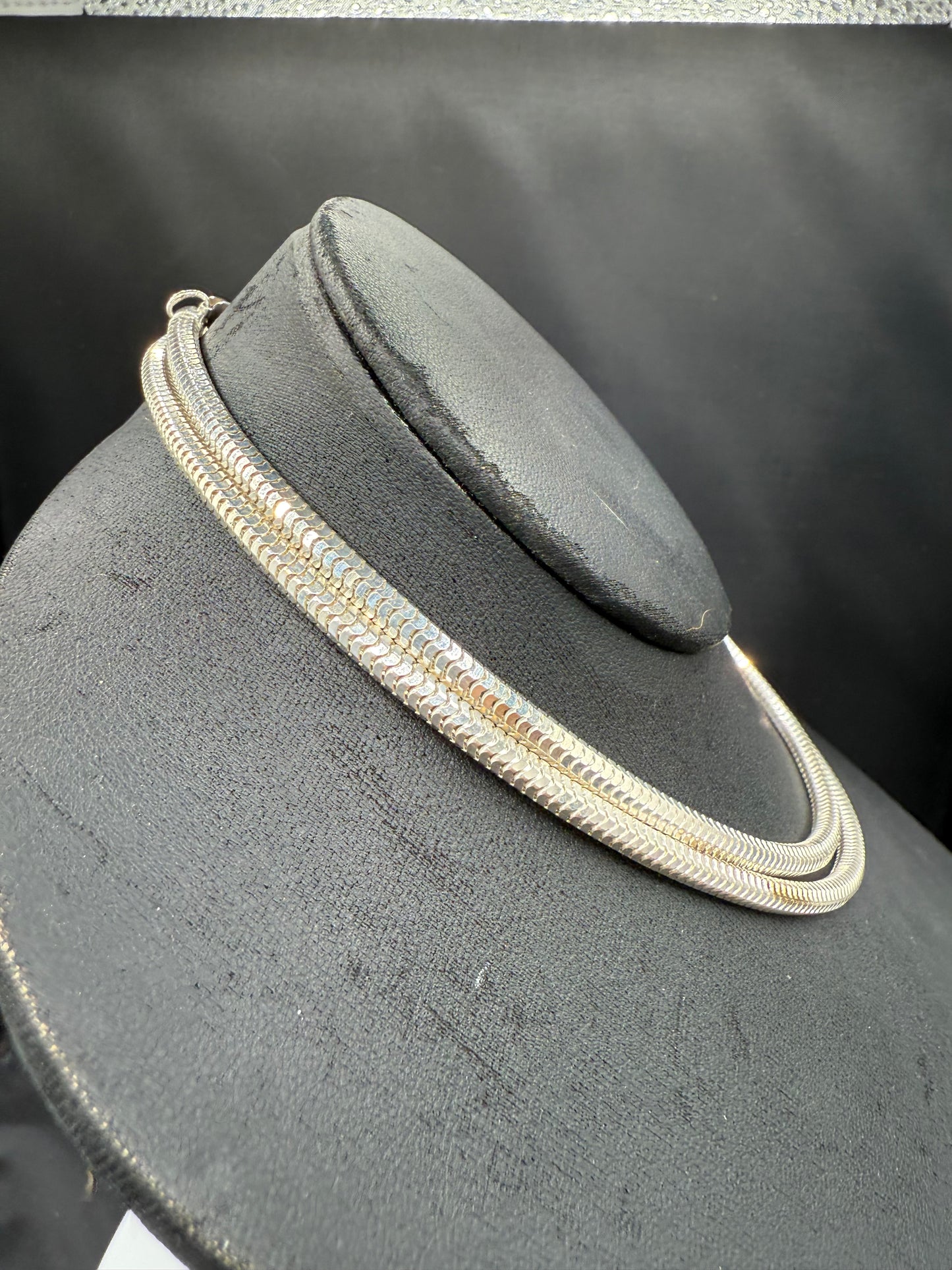 Solid Sterling Silver 28” Snake Chain Necklace – 43g | Unisex 925 Silver 4mm Wide