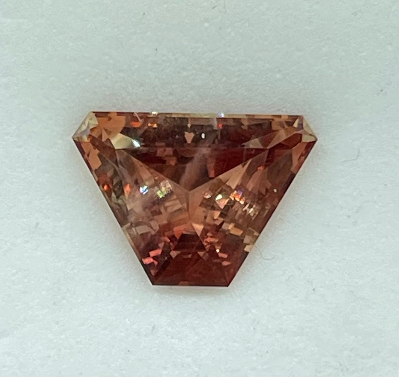 5.78 Carat Bi Color Natural Orange Oregon Sunstone Fancy Cut Loose Gemstone (15.1 x 10.6 x 7.8 MM)