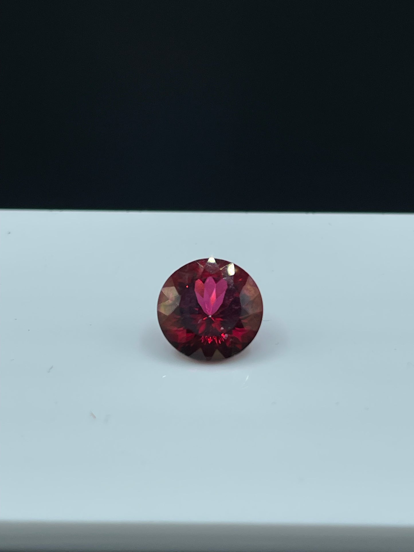 12.02 Carat Fire Mystic Topaz Round Cut Loose Gemstone (13.9 x 13.9 x 9.2 MM)