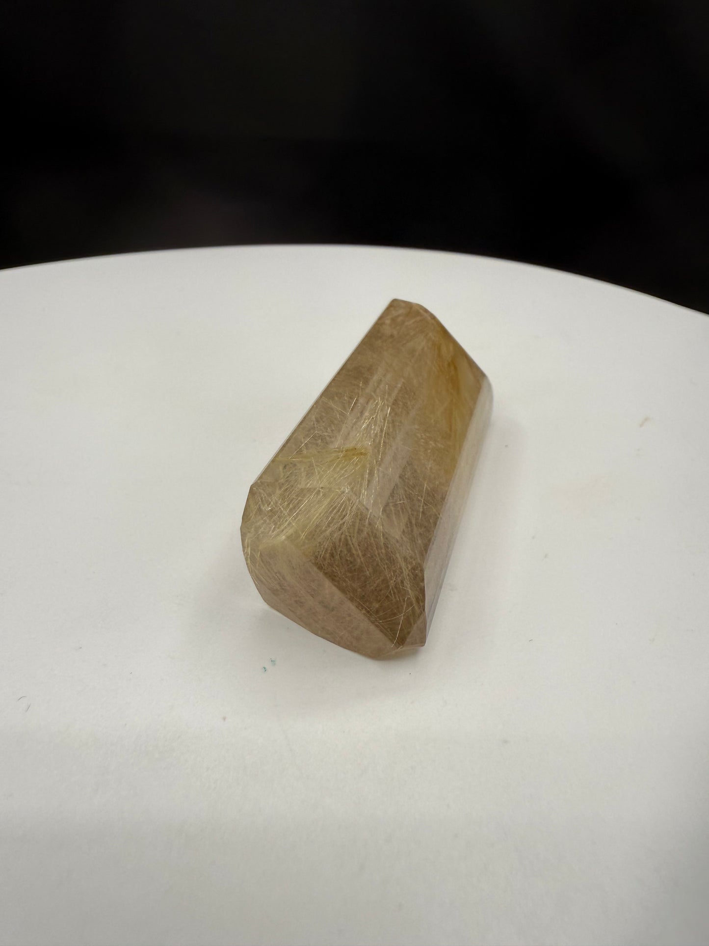 Natural Rutile Quartz Emerald Cut Loose Gemstone – 159.82 Carats | 50.90 x 22.73 x 16.90 mm