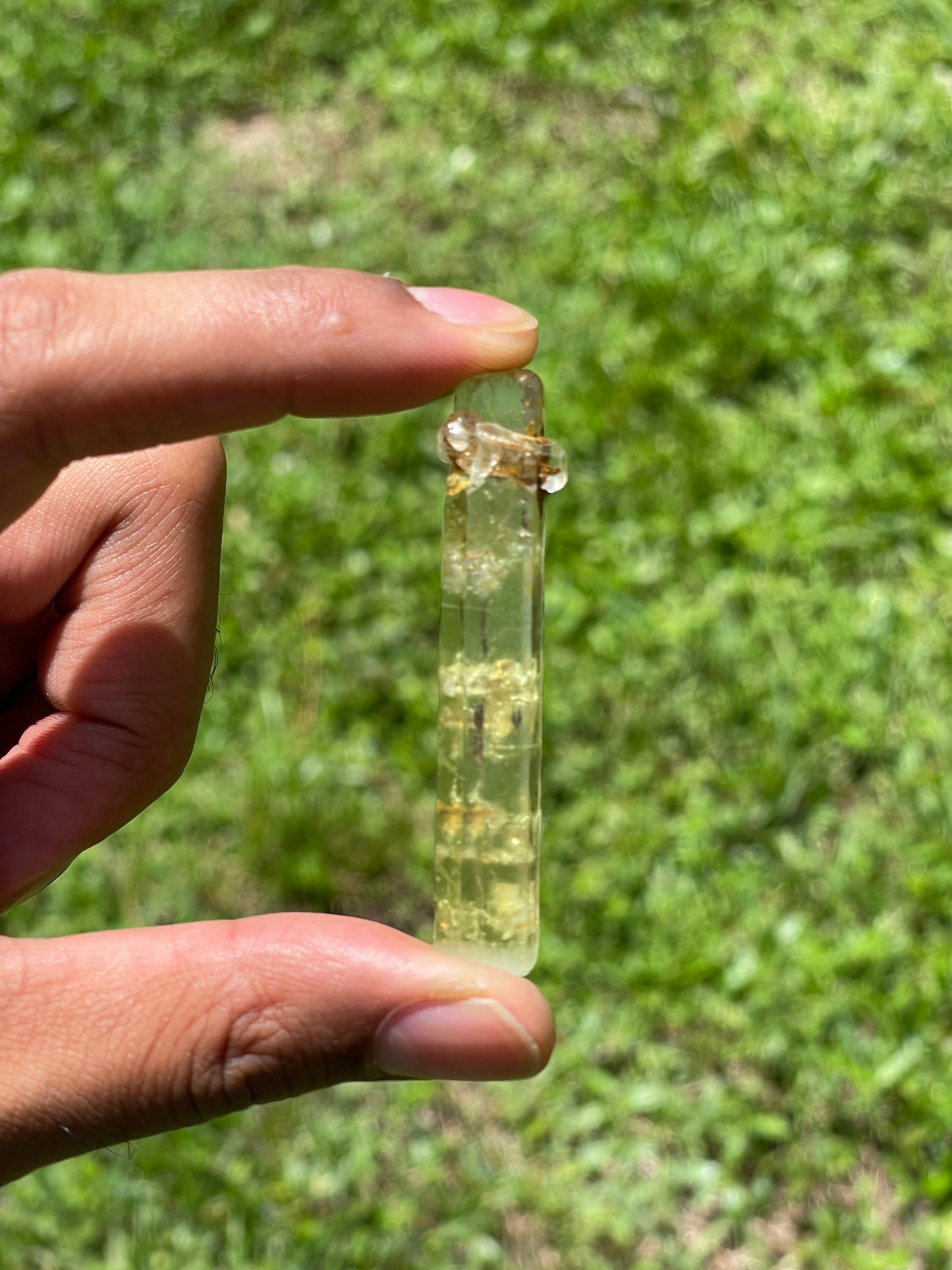 Natural Aquamarine Beryl Crystal Specimen