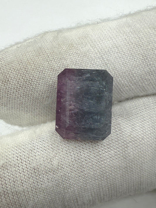 Natural Bi-Color Tourmaline 10.64 Carats | Emerald Cut | 13.8 x 10.8 x 9.05 mm