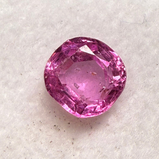 0.75 Carat Natural Pink Sapphire Cushion Cut Loose Gemstone | 5.50 x 5.15 x 2.78 MM