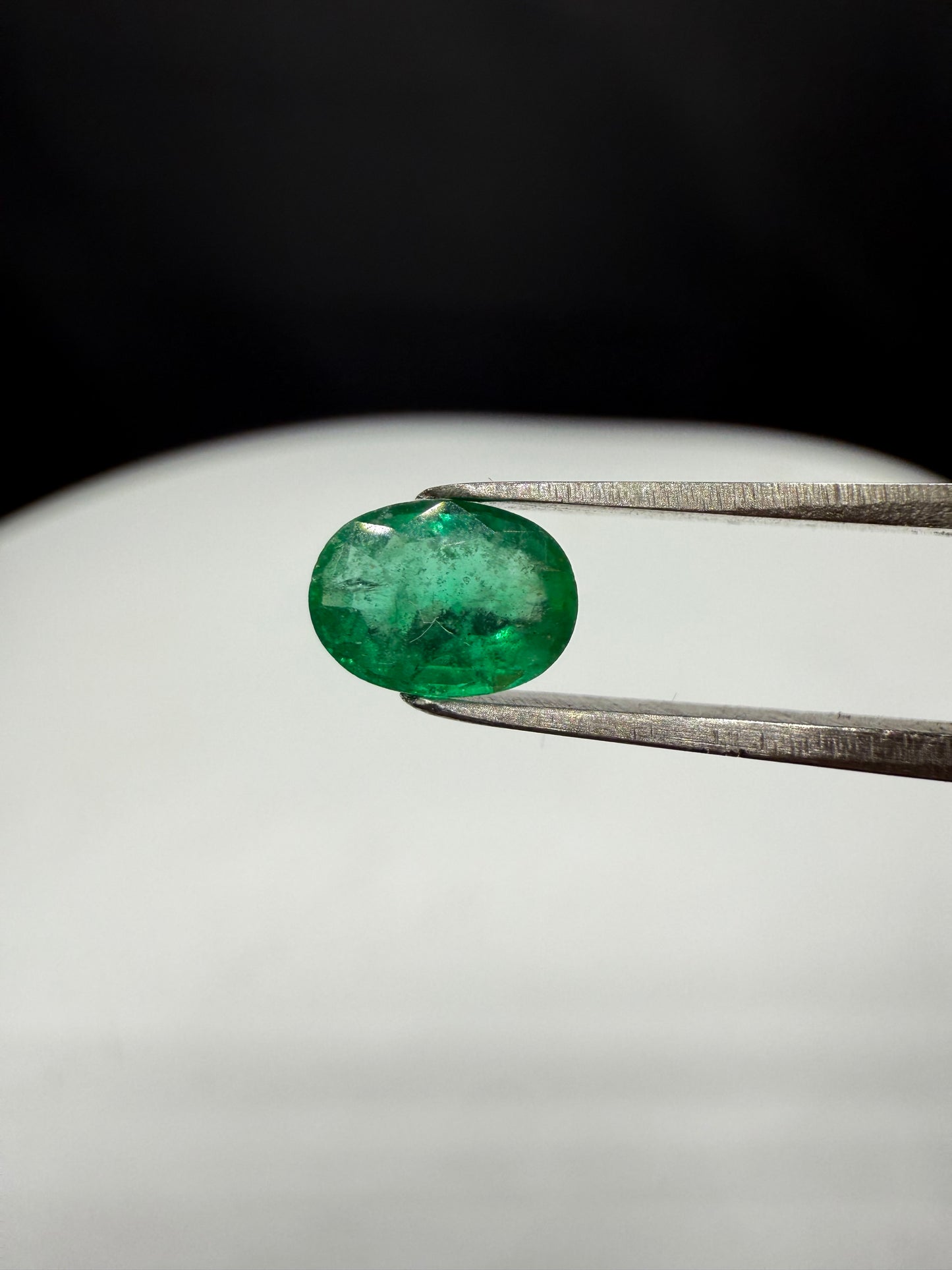 0.63 Carat Natural Colombian Emerald Oval Cut Loose Gemstone | 6.5 x 4.7 x 2.9 MM