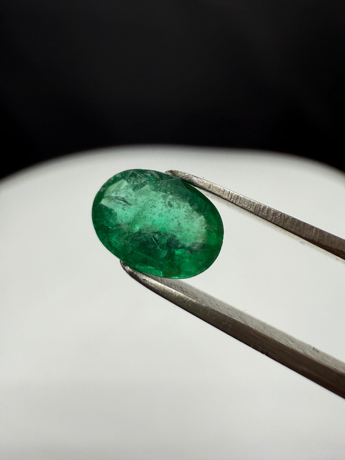 0.63 Carat Natural Colombian Emerald Oval Cut Loose Gemstone | 6.5 x 4.7 x 2.9 MM