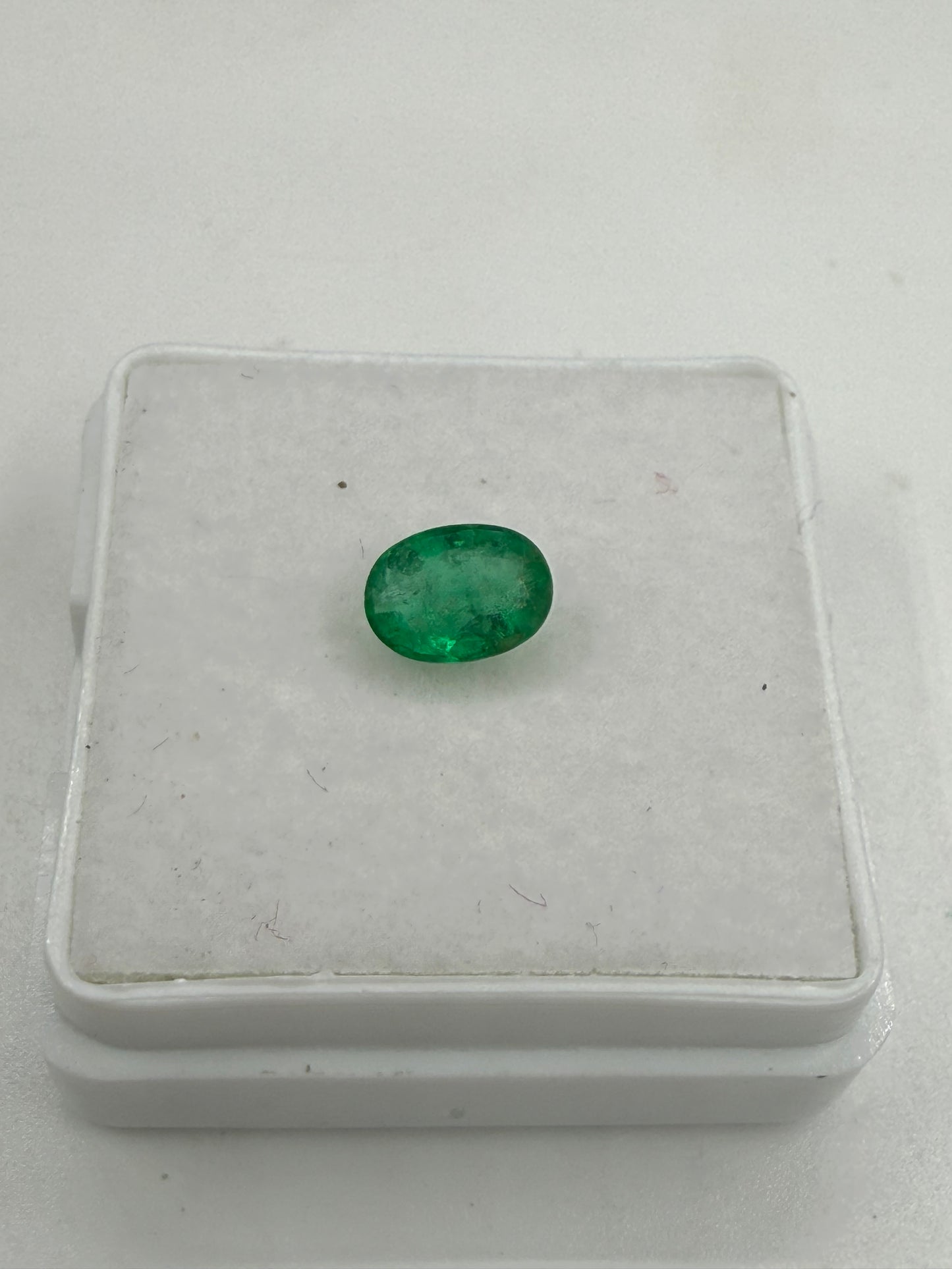 0.63 Carat Natural Colombian Emerald Oval Cut Loose Gemstone | 6.5 x 4.7 x 2.9 MM