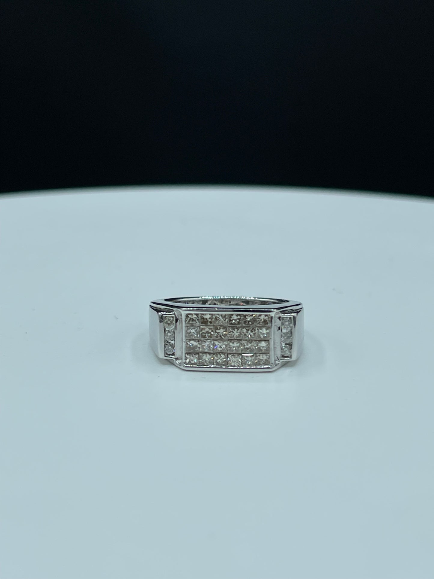 1 Carat Diamond 14k White Gold Ring (Size 7.5)