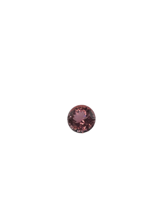 2.22 Carat Natural Rubellite Tourmaline Round Cut Loose Gemstone (8.44 x 8.44 x 5.67 MM)