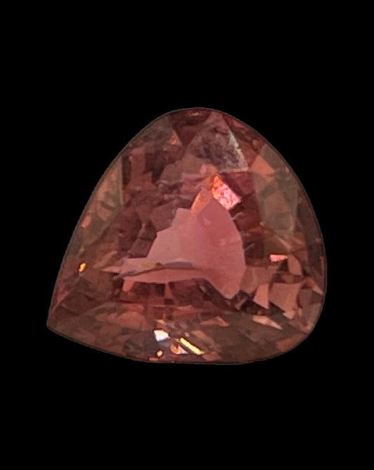 4.74 Carat Natural Rubellite Tourmaline Pear Cut Loose Gemstone (11.14 x 10.01 x 7.10 MM)