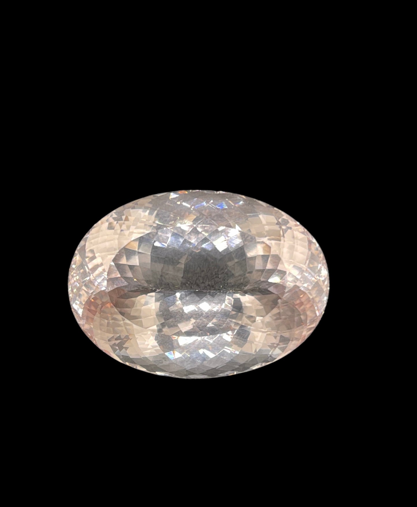 109.5 Carat Top Quality Flawless Natural Morganite Oval Cut Loose Gemstone (36.68 x 26.67 x 18.56 MM)