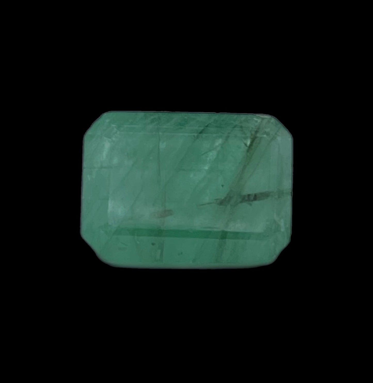 11.88 Carat Natural Brazilian Emerald Emerald Cut Loose Gemstone (16.1 x 11.7 x 7.9 MM)