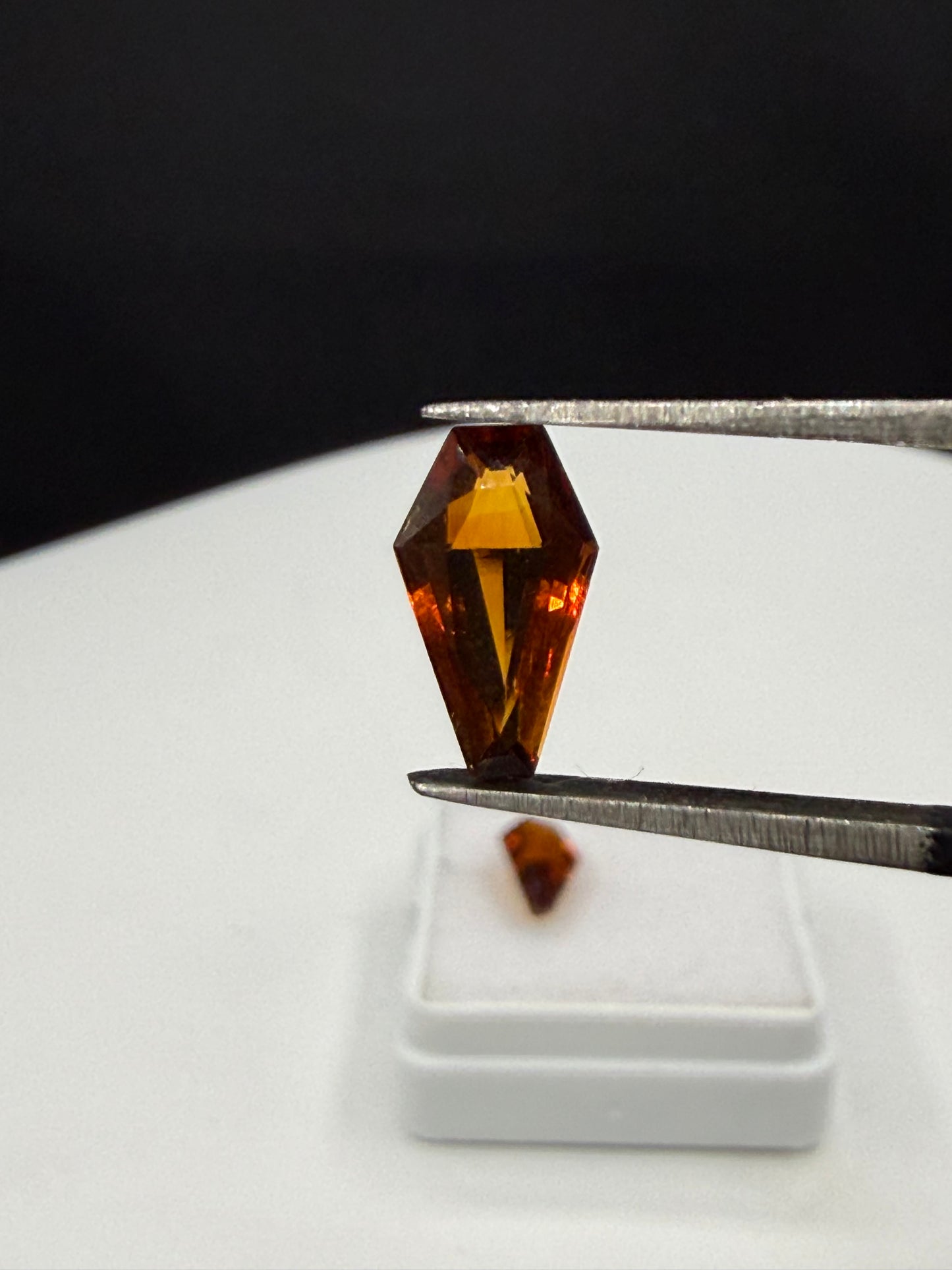Natural Madeira Citrine Shield Cut Pair – 2.50 Carats Total, 10.8x6.2mm Matching Gemstones