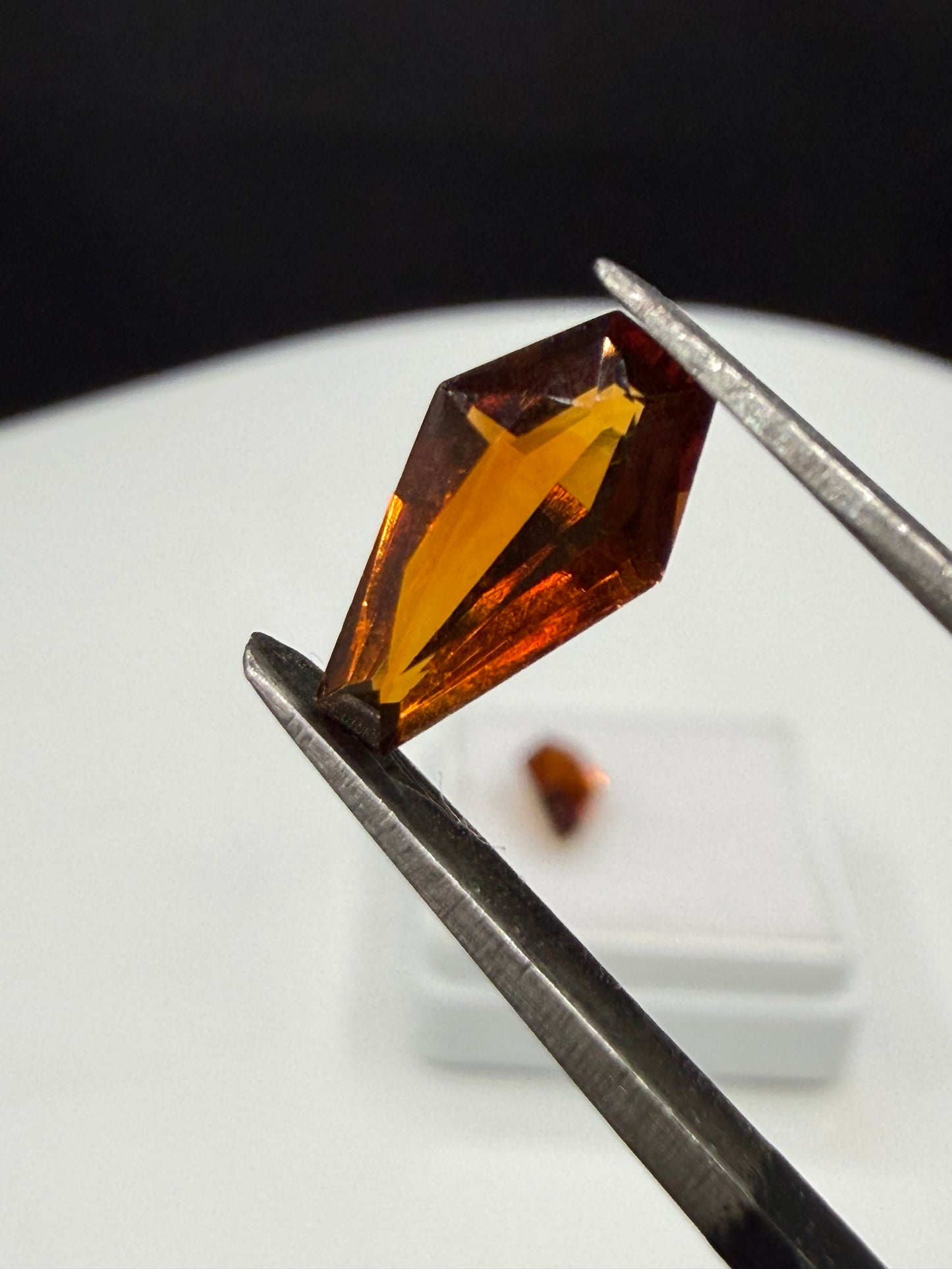 Natural Madeira Citrine Shield Cut Pair – 2.50 Carats Total, 10.8x6.2mm Matching Gemstones