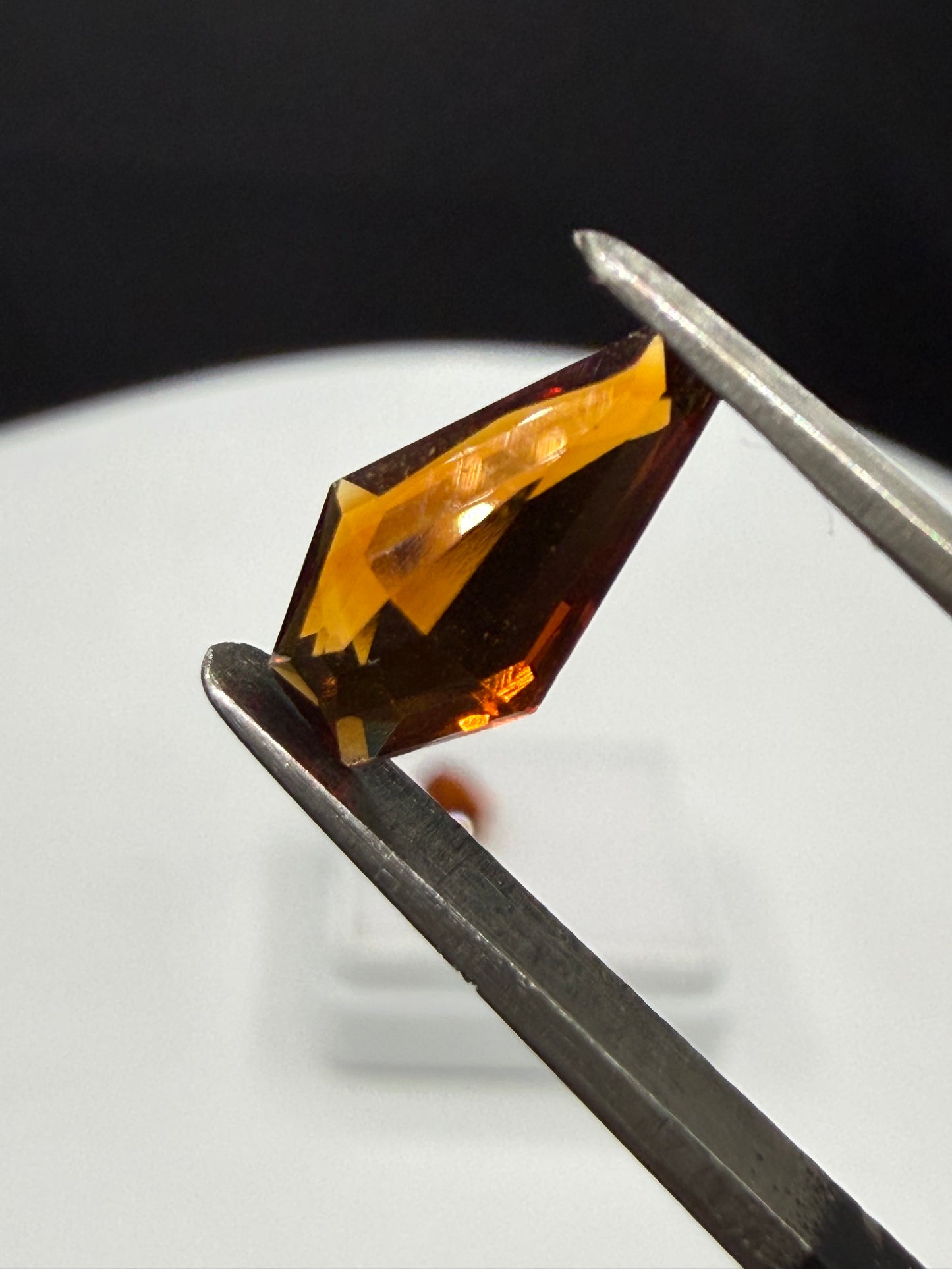 Natural Madeira Citrine Shield Cut Pair – 2.50 Carats Total, 10.8x6.2mm Matching Gemstones