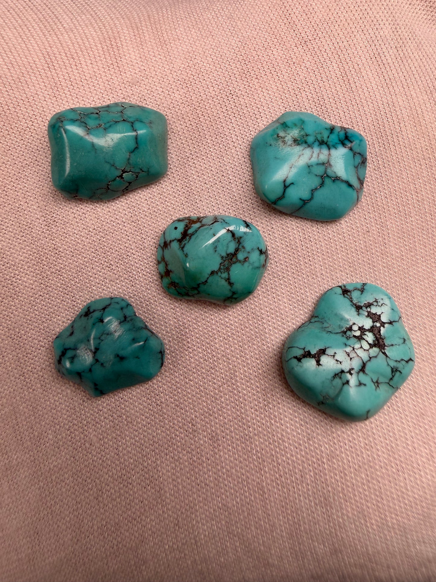 Natural Turquoise Nugget Parcel – 40.80 Carats Genuine Turquoise Gemstones for Custom Jewelry, Wire Wrapping, or Gem Collection