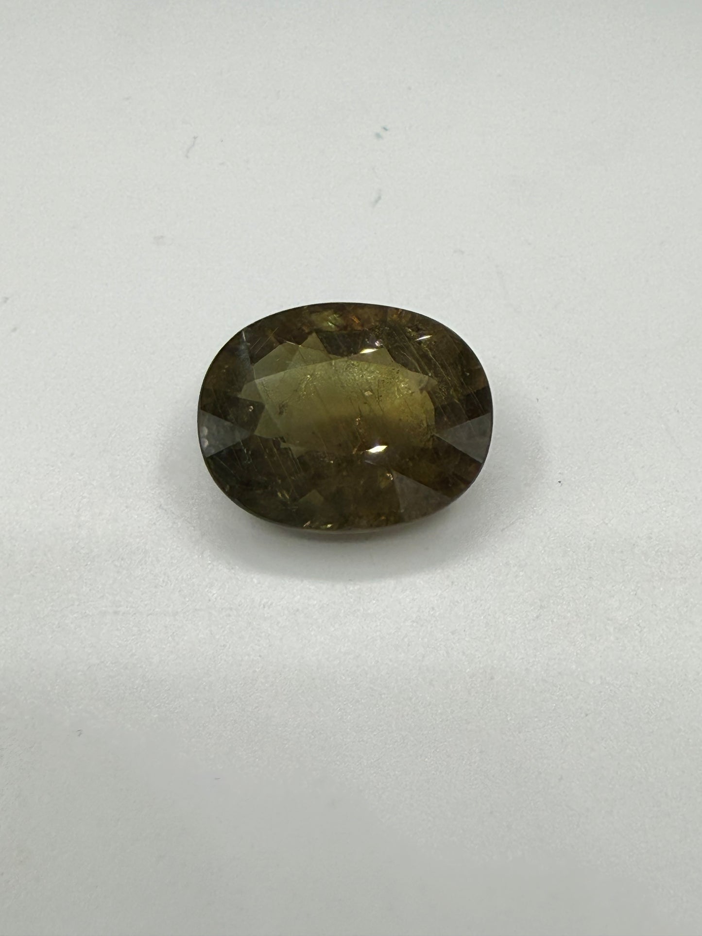 GIA Certified 19.76 Carat Natural Color Change Sapphire | No Heat | Oval Brilliant Step Cut