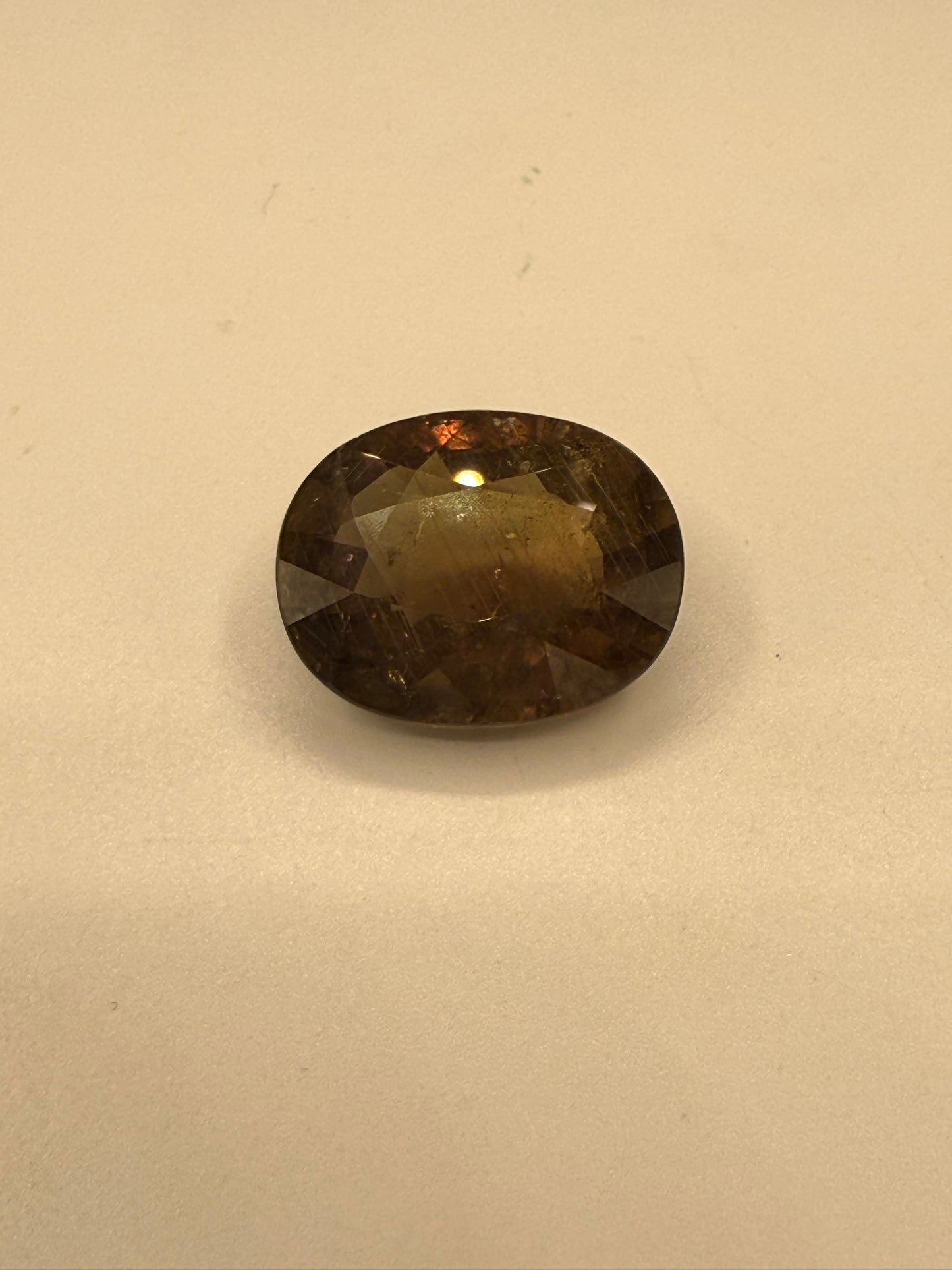 GIA Certified 19.76 Carat Natural Color Change Sapphire | No Heat | Oval Brilliant Step Cut