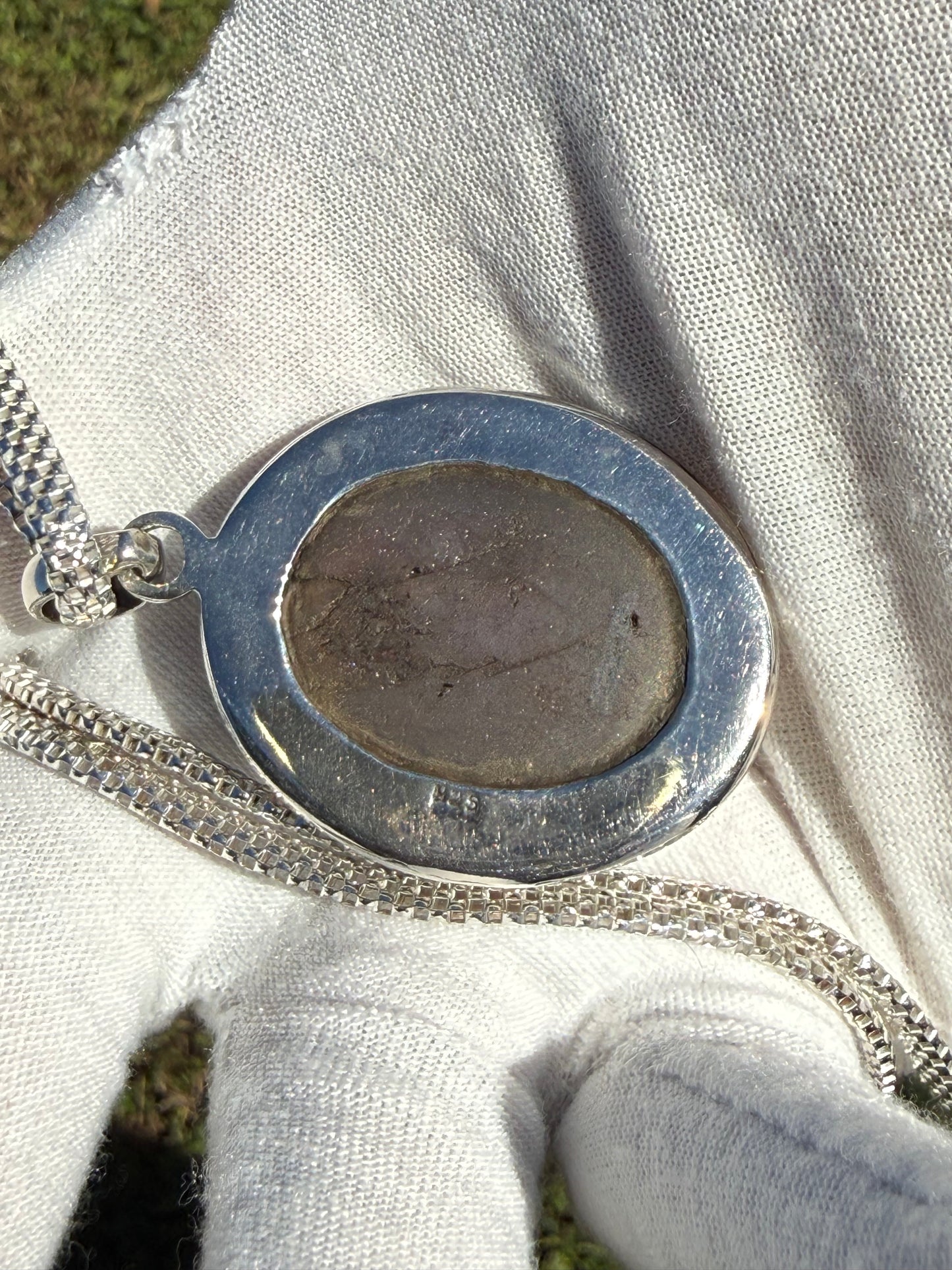 Natural 160 Carat Purple Star Sapphire Pendant & Sterling Silver Italian Box Chain | 51.6g | 17.5” Necklace | 925 Silver