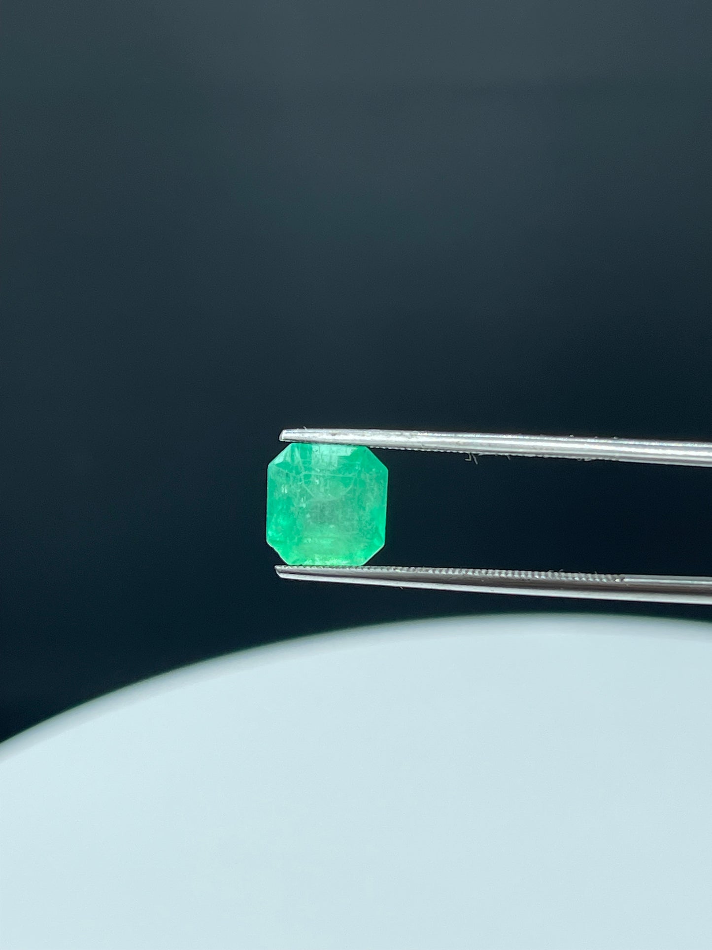 2.78 Carat Natural Colombian Emerald Square Octagon Cut Loose Gemstone (8.4 x 8.3 x 6.2 MM)