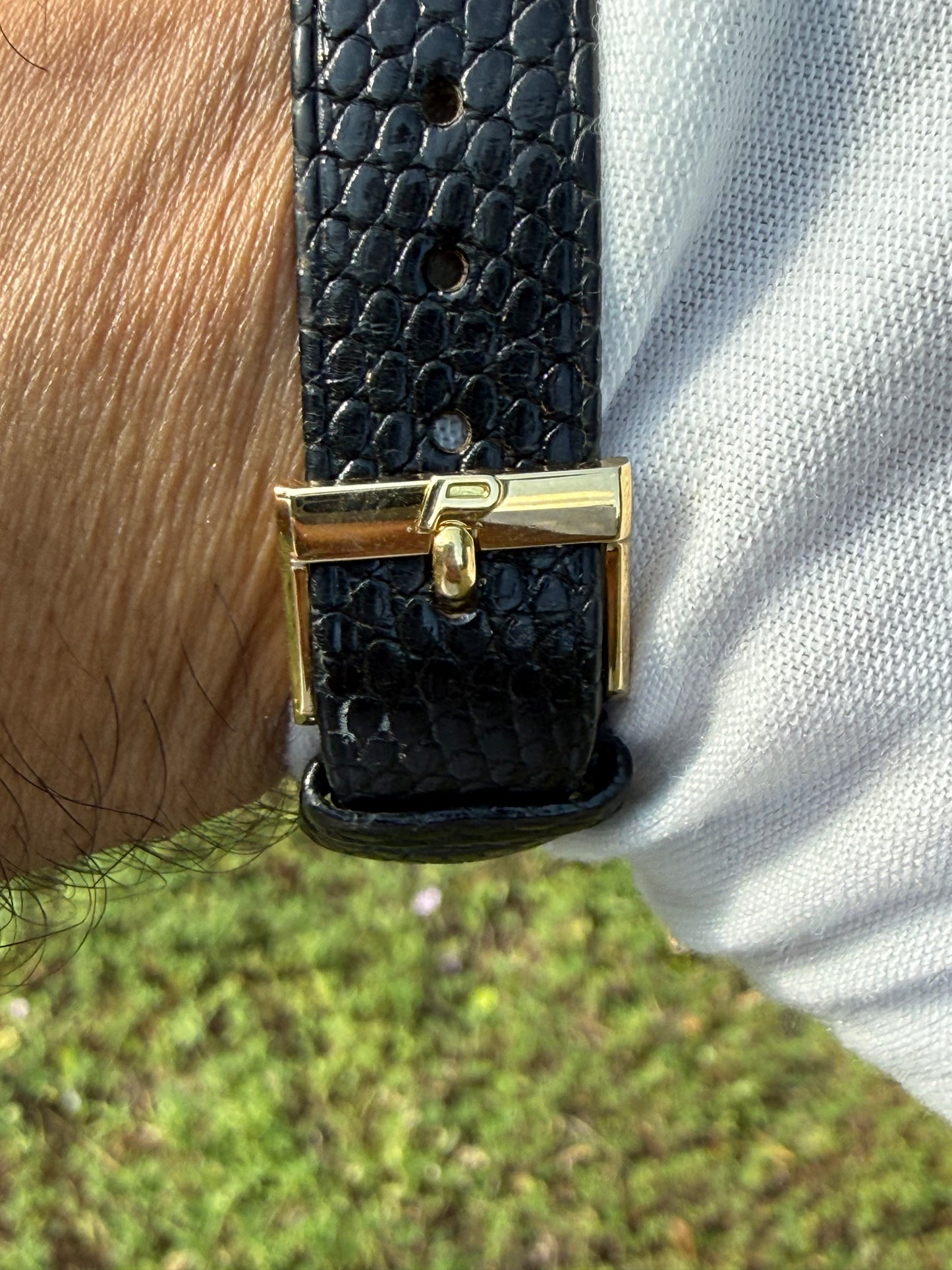 Vintage Piaget Protocole 18K Yellow Gold Ladies Watch Ref. 99041 | Factory Pavé Diamond Dial | Circa 1970s | Mechanical