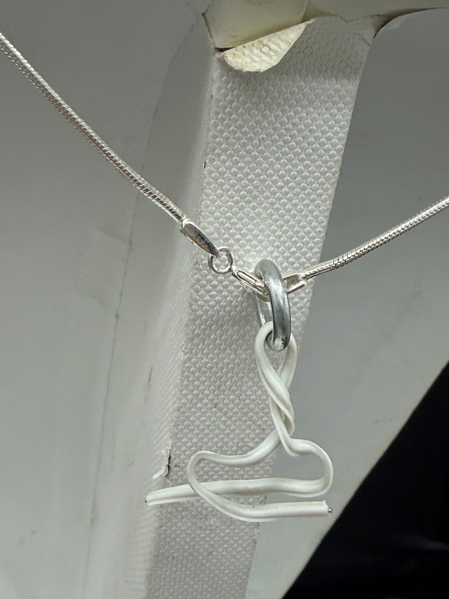 Natural Malachite Sterling Silver Pendant & Necklace | 18 Inches Length