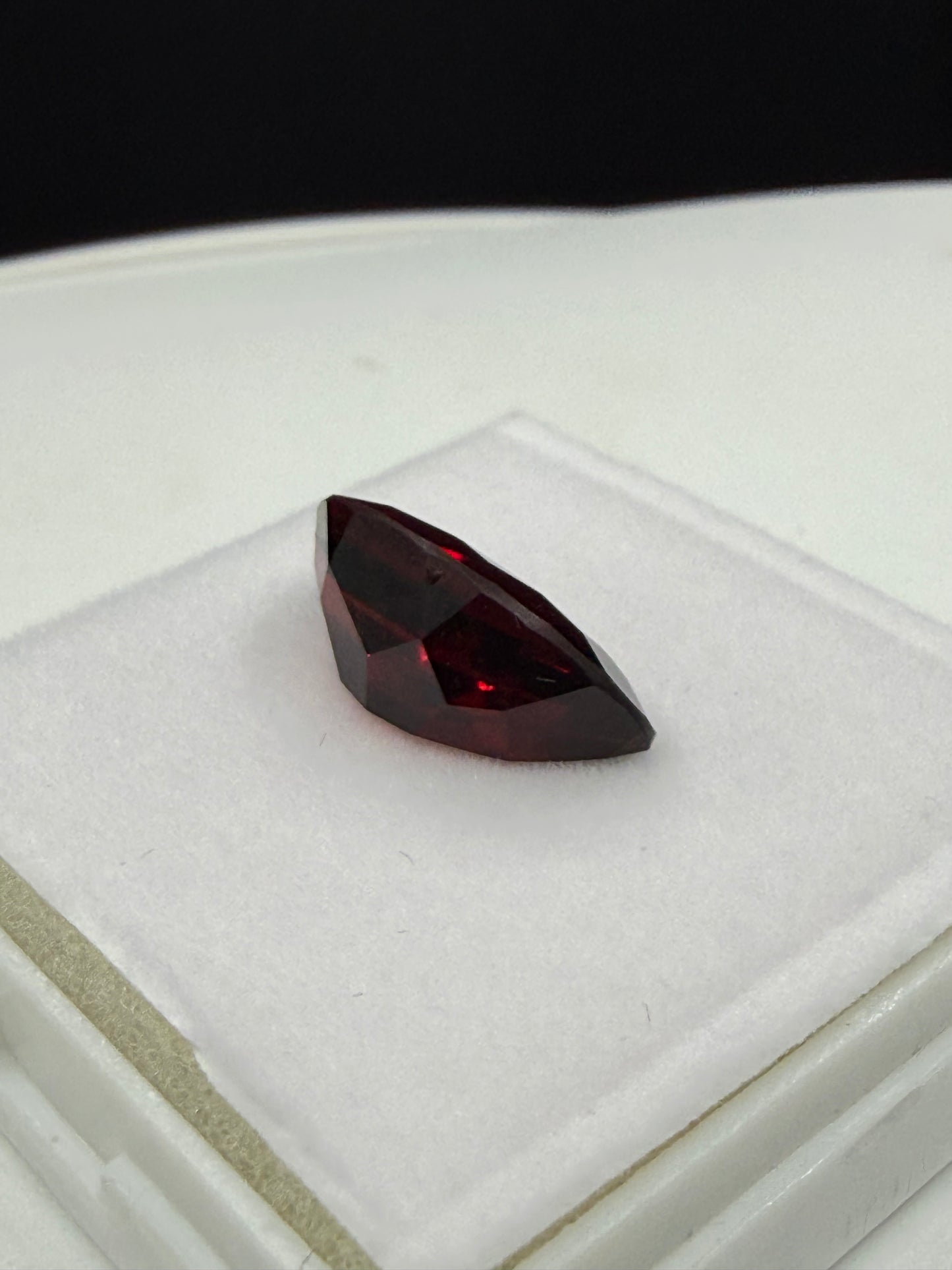 9.04 Carat Natural Garnet Half Moon Cut Loose Gemstone | 17x8x6 MM