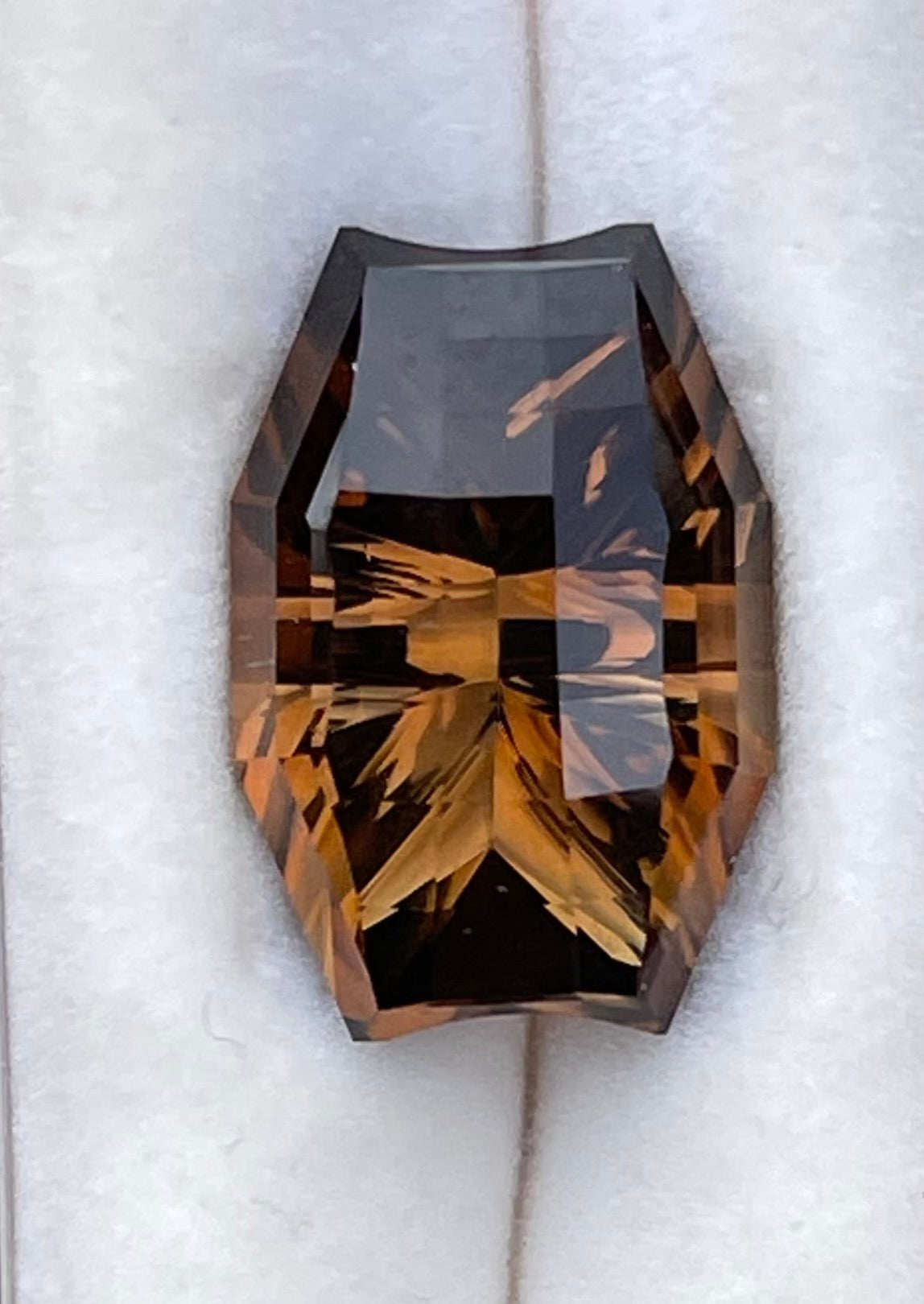 Rare 14.28 Carat Natural Tourmaline (Dravite) Custom Cut Loose Gemstone (17.80 x 11.80 x 9.36 MM)