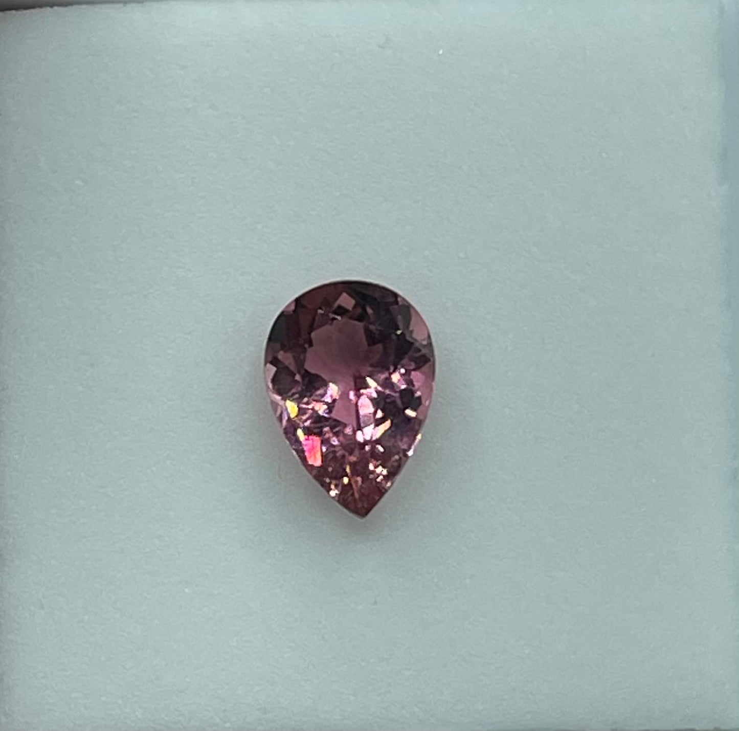 1.90 Carat Natural Rubellite Tourmaline Pear Cut Loose Gemstone (9.9 x 7.1 x 4.4 MM)