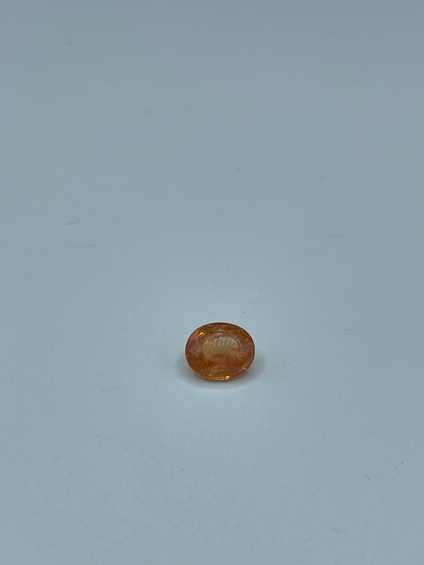 2.27 Carat Natural Mandarin Spessartite Garnet Oval Cut Loose Gemstone (8.0 x 6.6 x 4.1 MM)