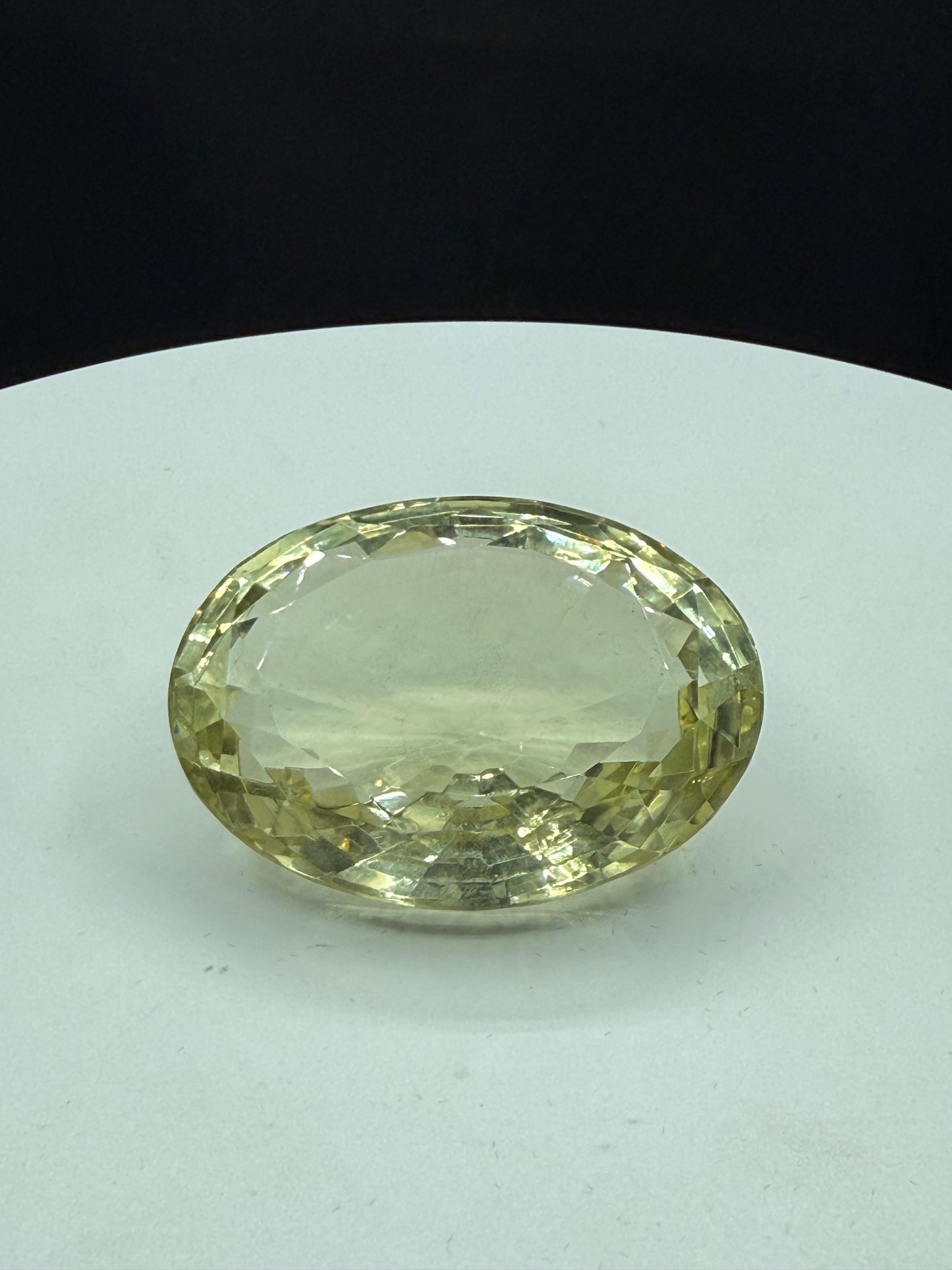 269.18 Carat Natural Ouro Verde Quartz Oval Cut Loose Gemstone 48x34mm IF Collector Gem
