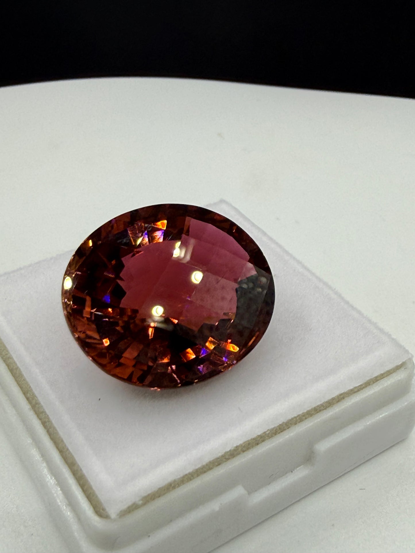 World-Class 35.38 Carat GIA Certified Natural Orange Tourmaline Oval Loose Gemstone