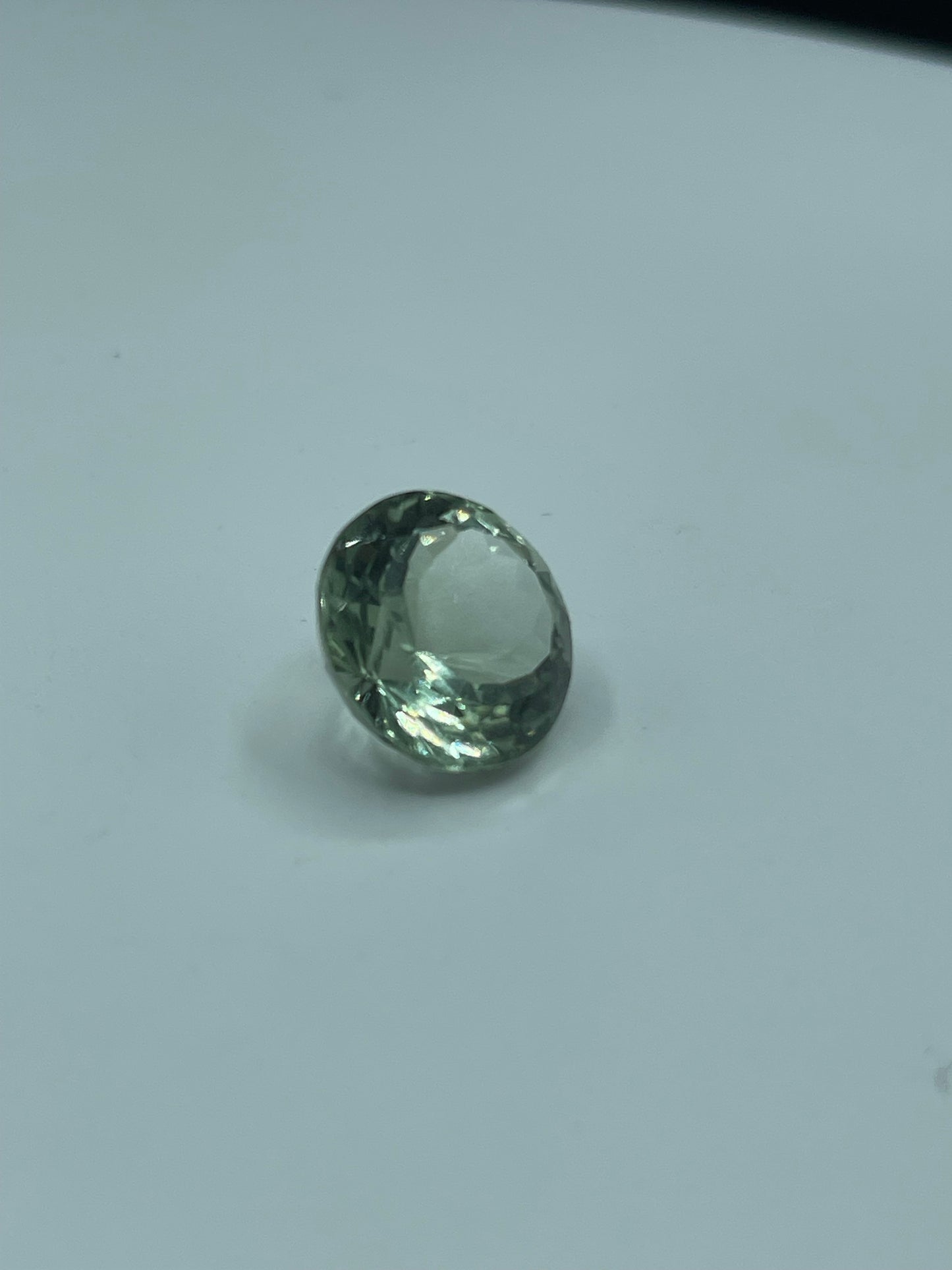 10.00 Carat Natural Green Amethyst Round Cut Loose Gemstone (13.9 x 13.9 x 9.5 MM)