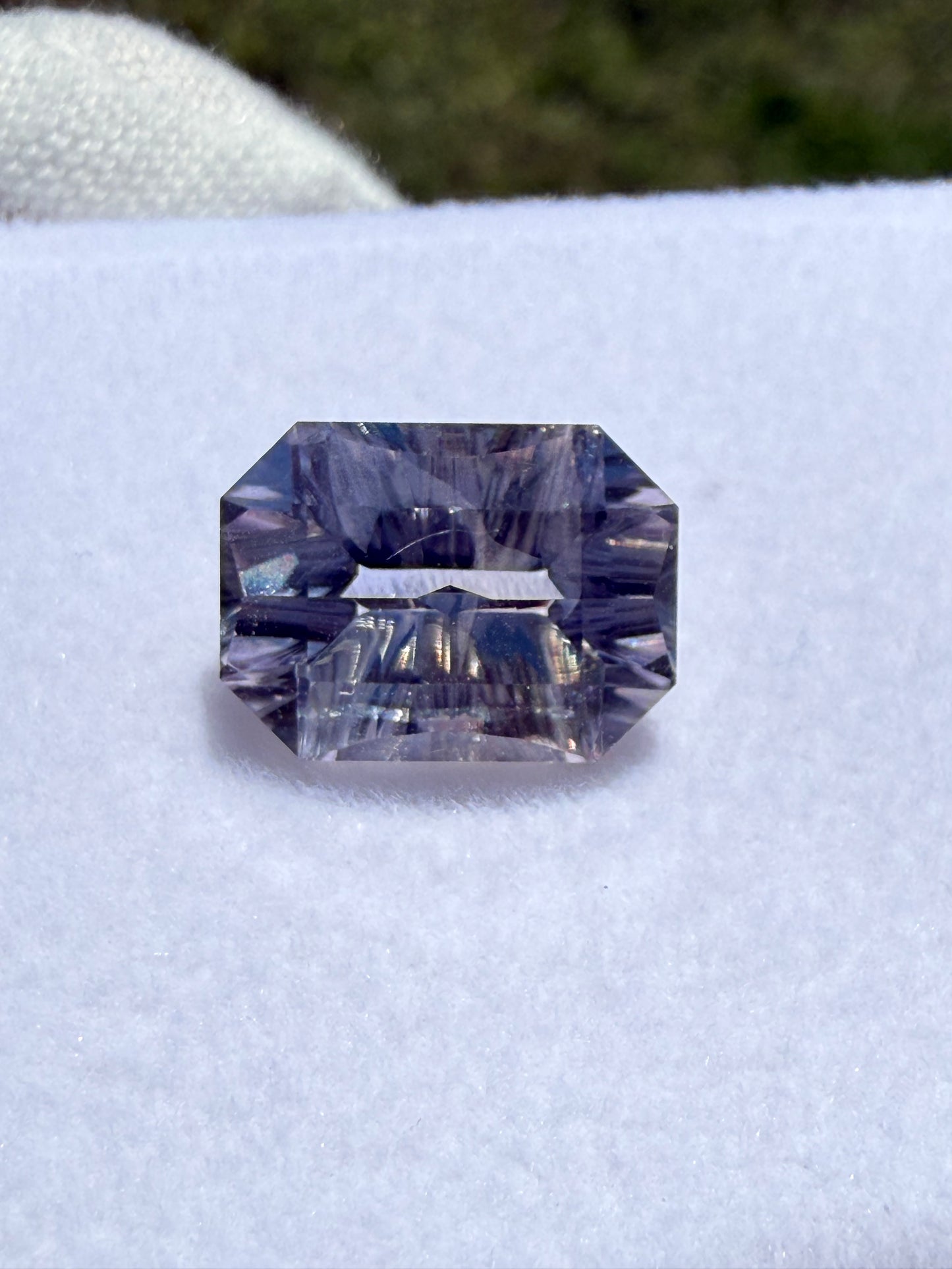 GIA Certified 5.75ct Unheated Ceylon Sapphire | Master Concave Cut | Rare Octagonal Lilac