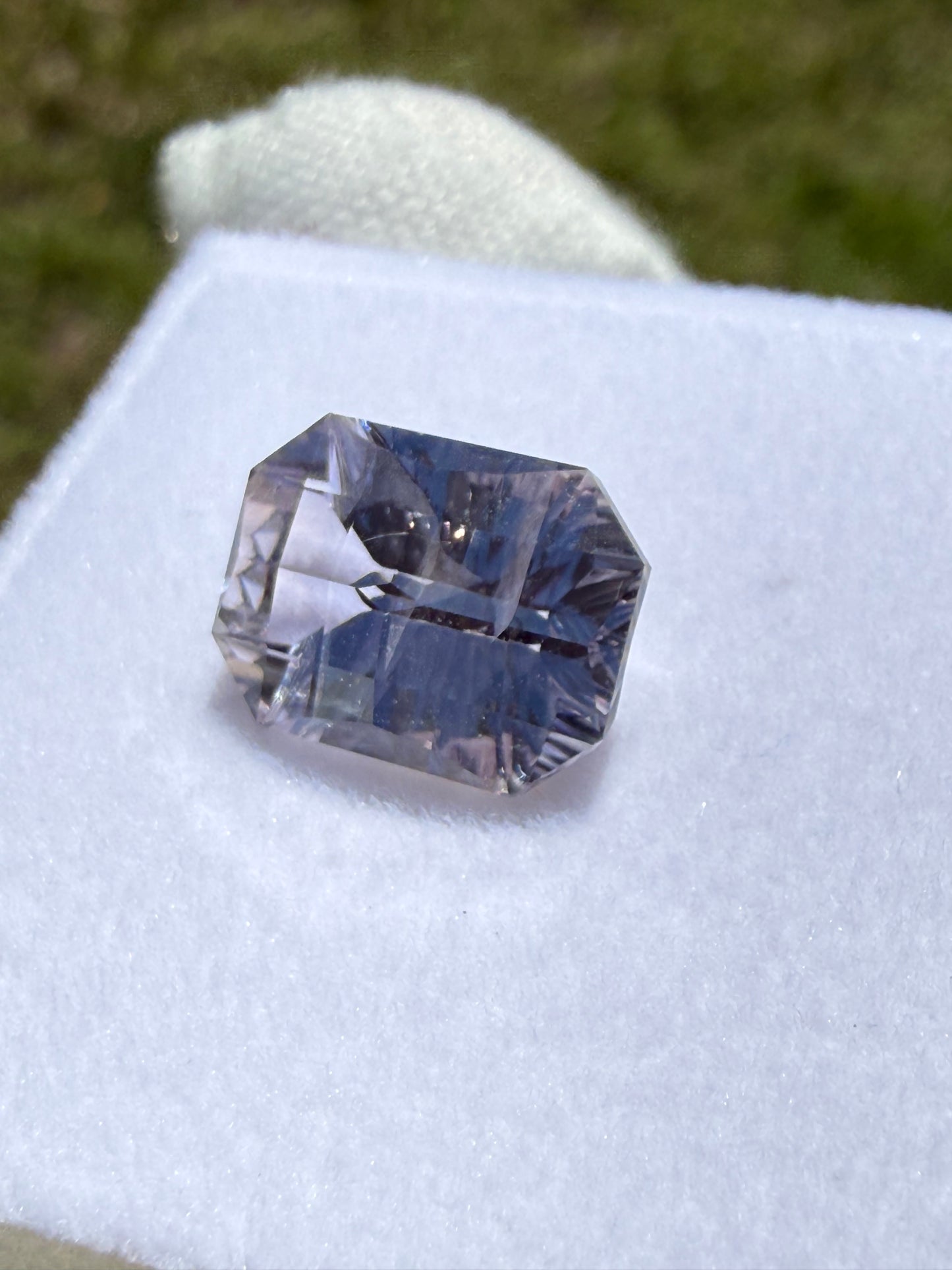 GIA Certified 5.75ct Unheated Ceylon Sapphire | Master Concave Cut | Rare Octagonal Lilac