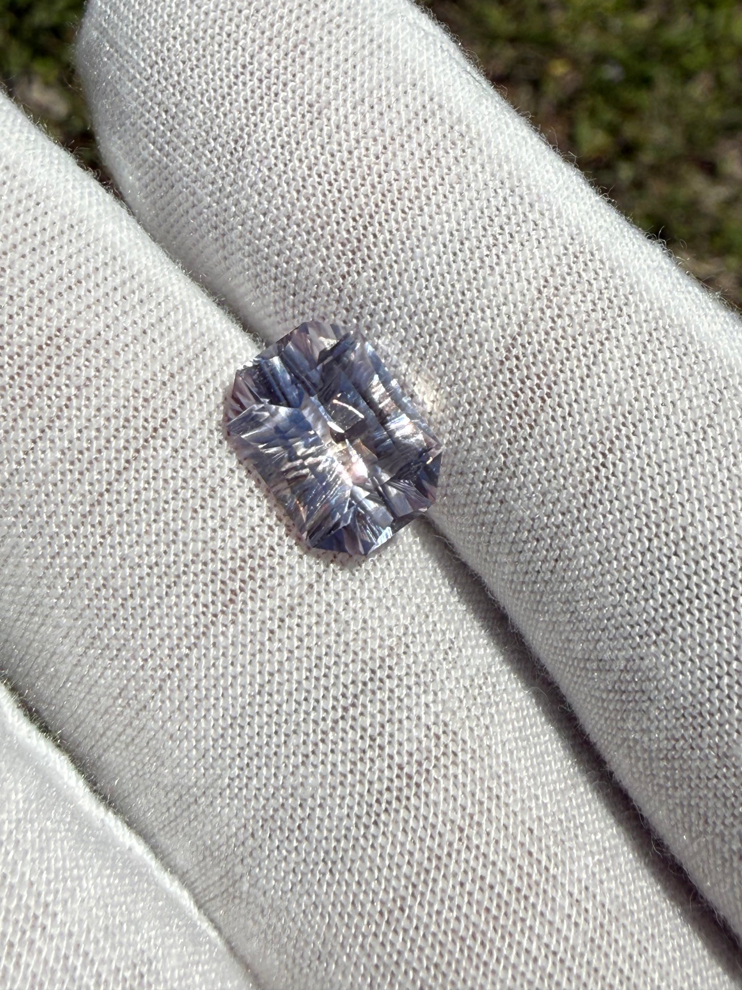 GIA Certified 5.75ct Unheated Ceylon Sapphire | Master Concave Cut | Rare Octagonal Lilac