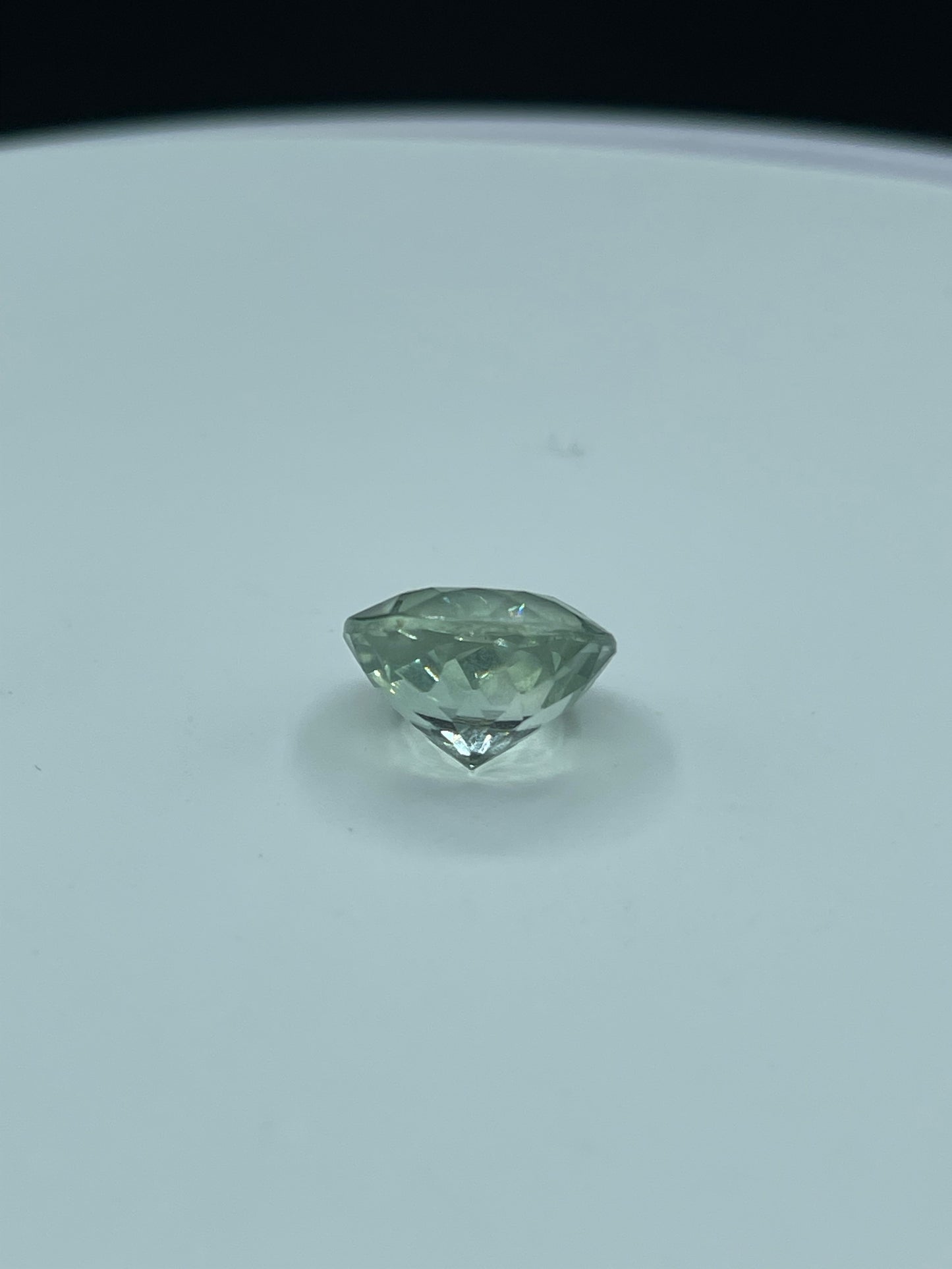 9.80 Carat Natural Green Amethyst Round Cut Loose Gemstone (14.1 x 14.1 x 9 MM)