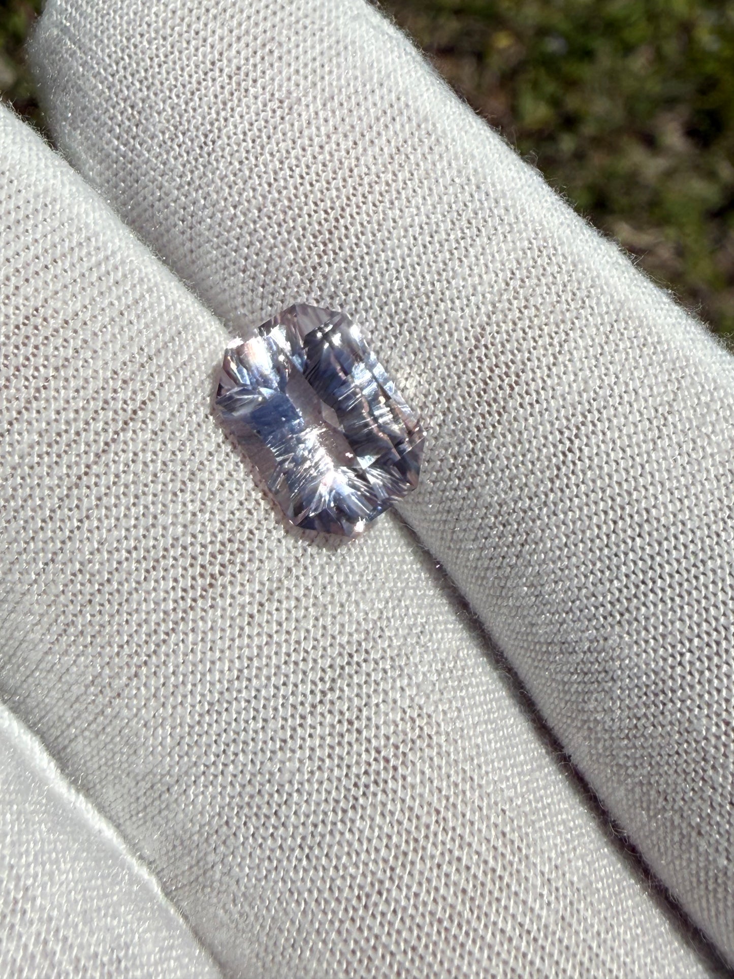GIA Certified 5.75ct Unheated Ceylon Sapphire | Master Concave Cut | Rare Octagonal Lilac