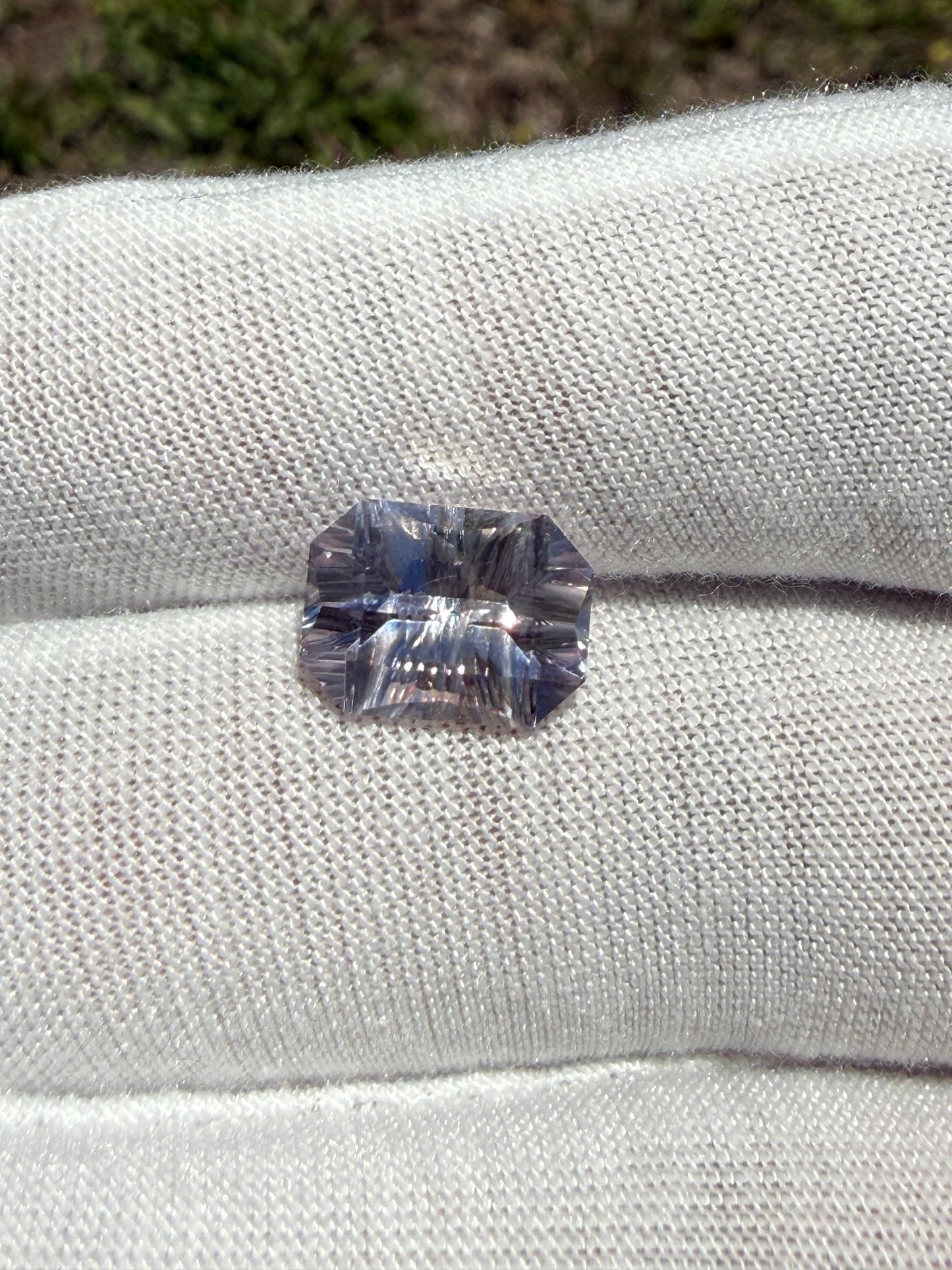 GIA Certified 5.75ct Unheated Ceylon Sapphire | Master Concave Cut | Rare Octagonal Lilac