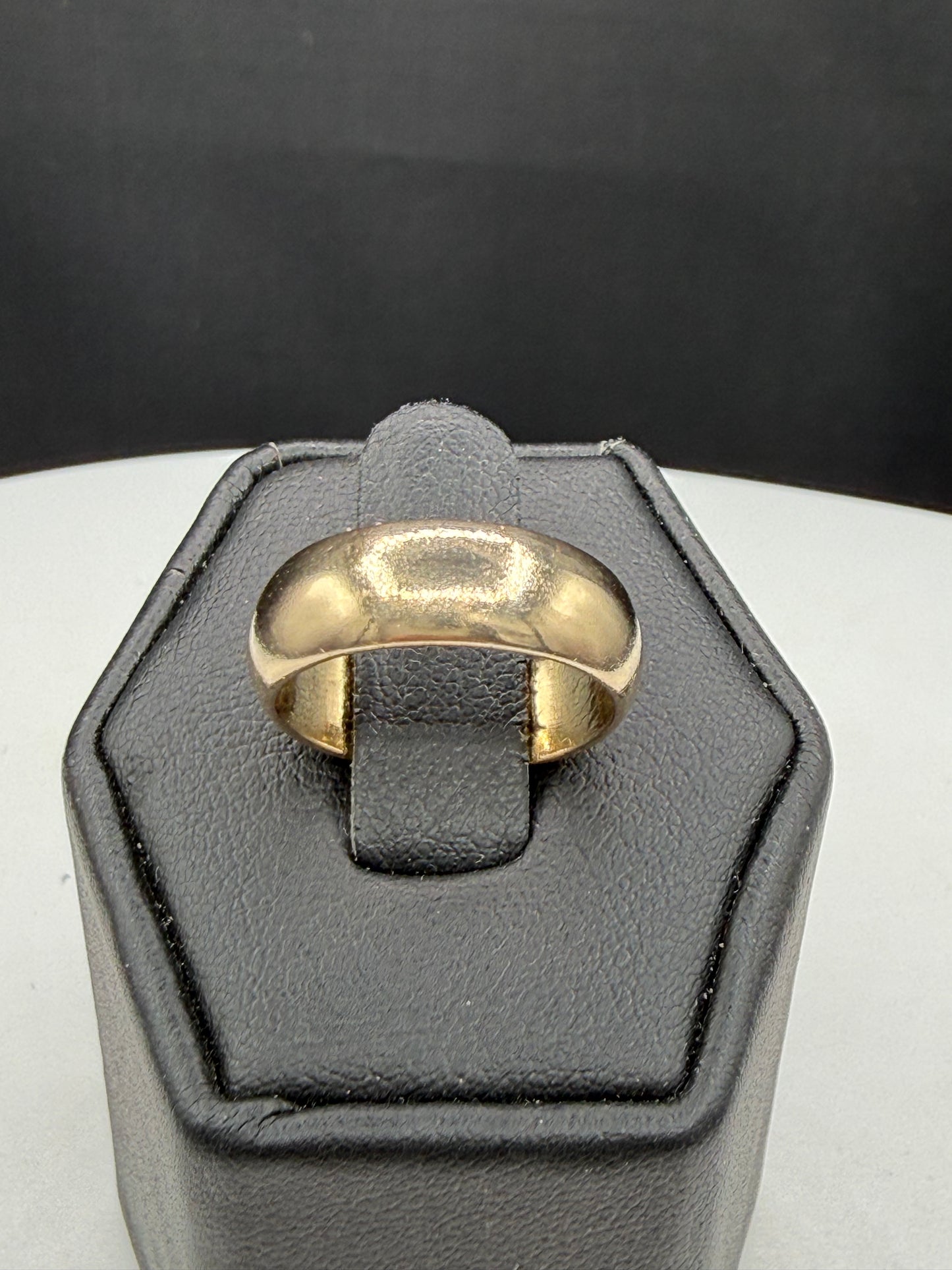 Solid 14K Gold Wedding Band | 6MM Comfort Fit | Rare Size 4.5