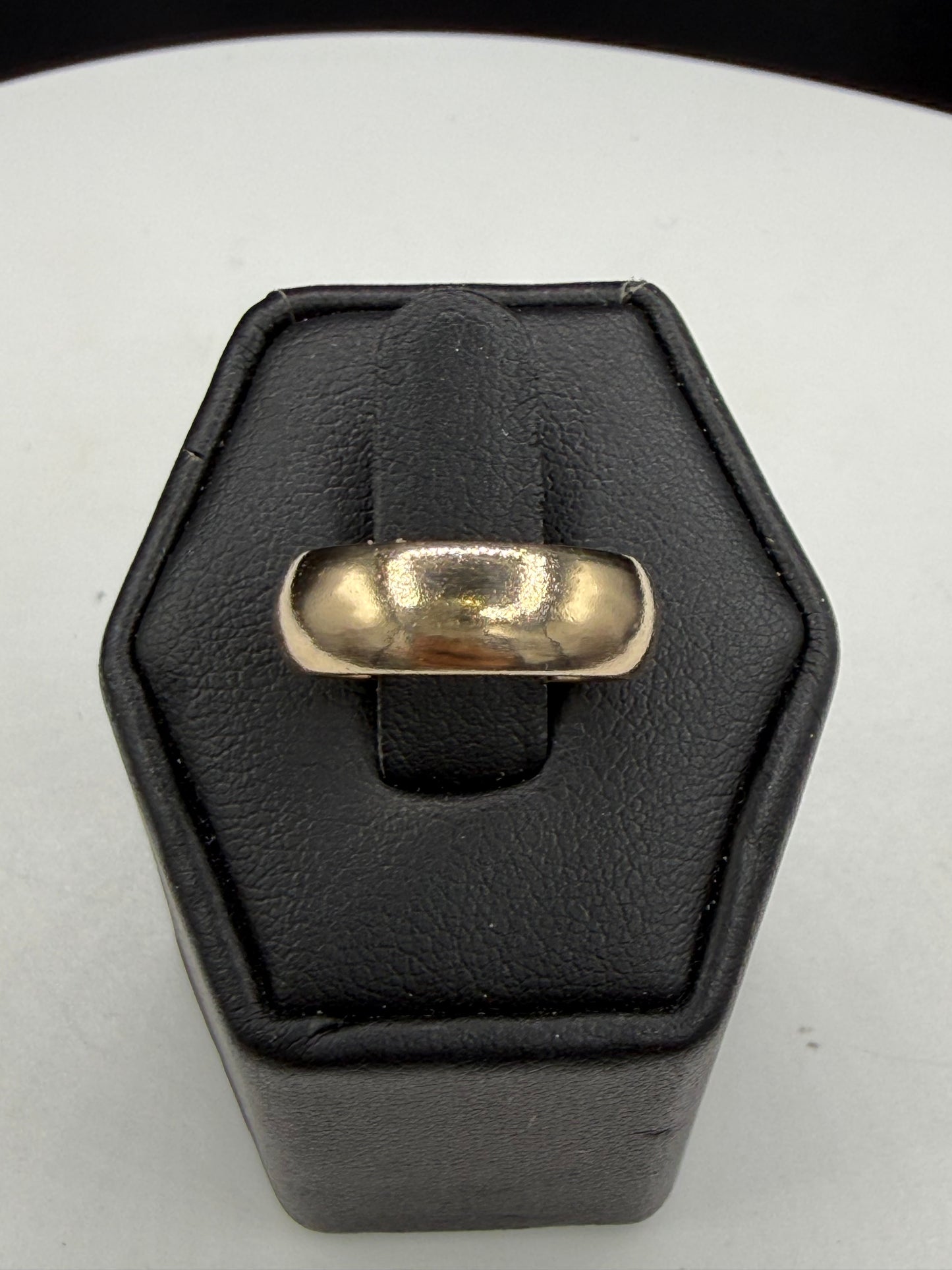 Solid 14K Gold Wedding Band | 6MM Comfort Fit | Rare Size 4.5